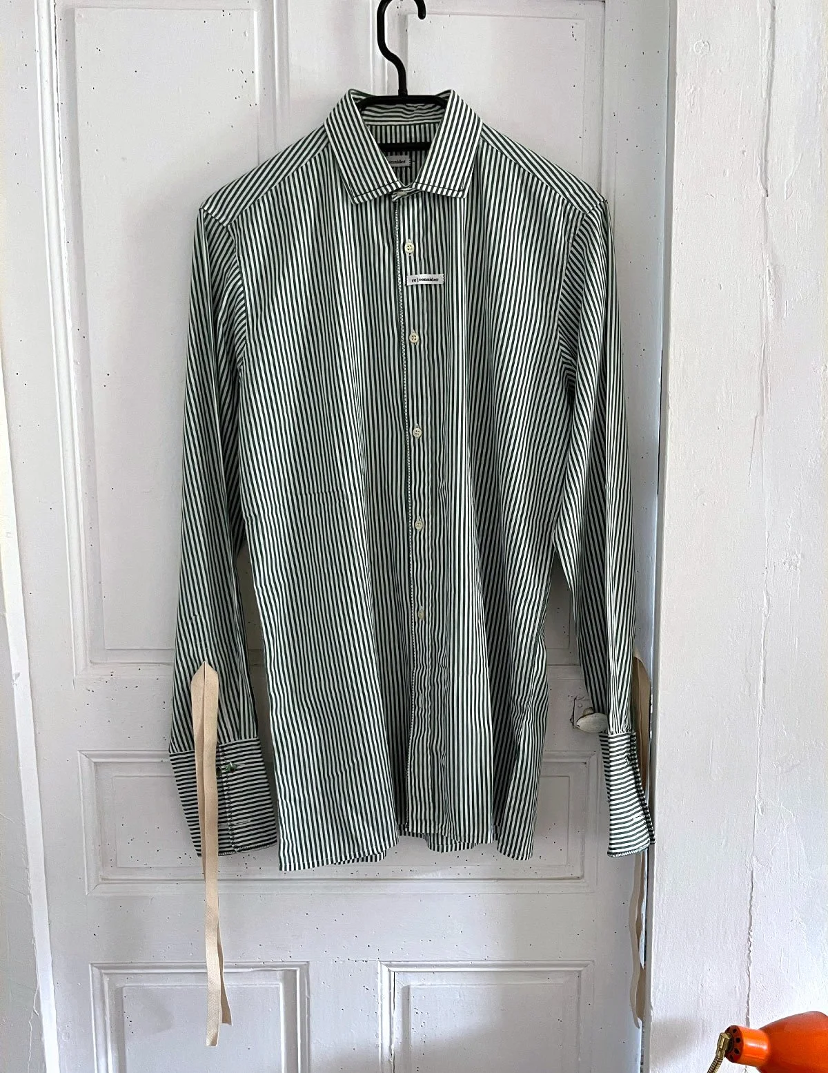 green stripes upcycled shirt reconsider.jpg