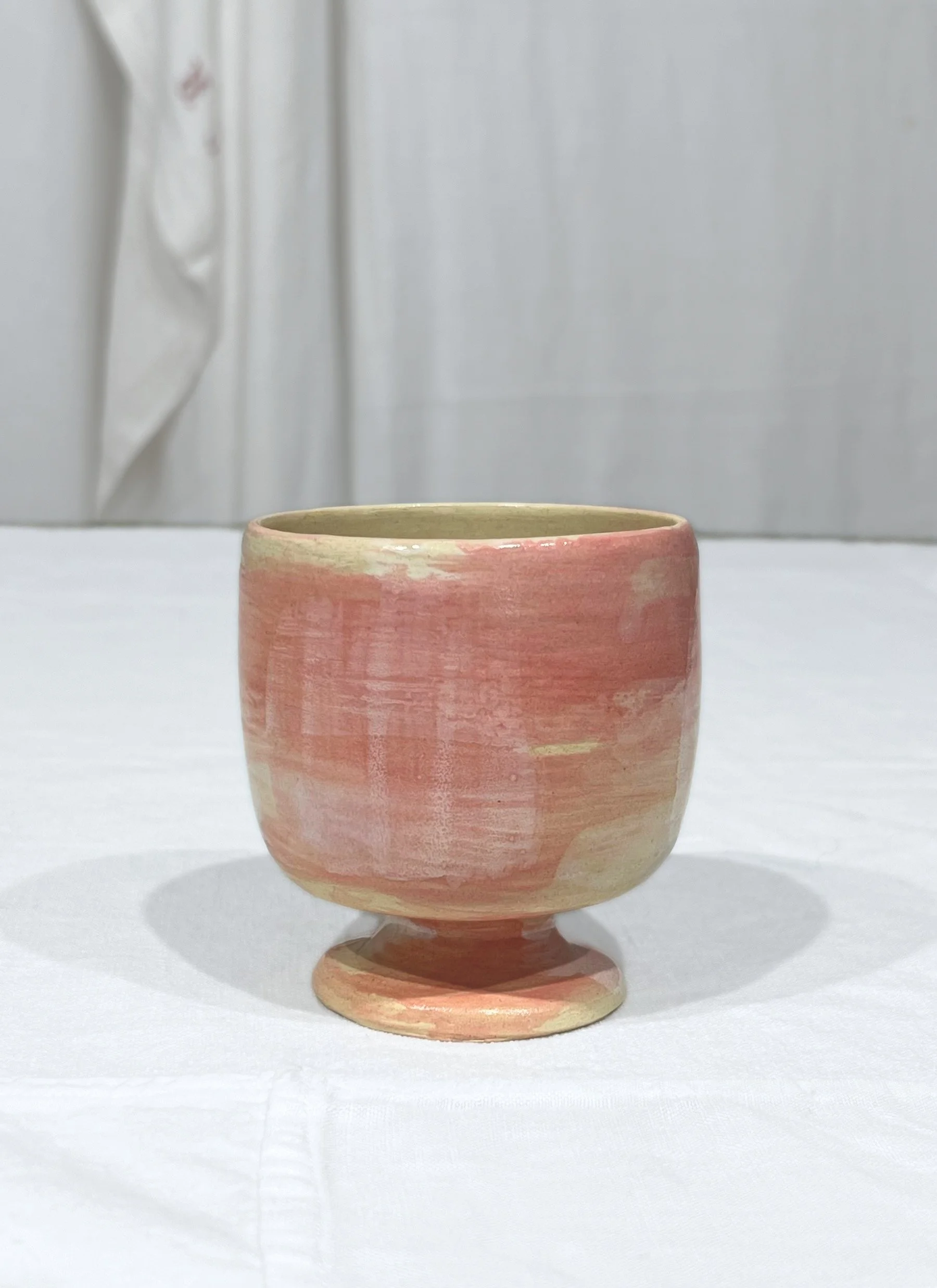 Clay goblet, Le rose