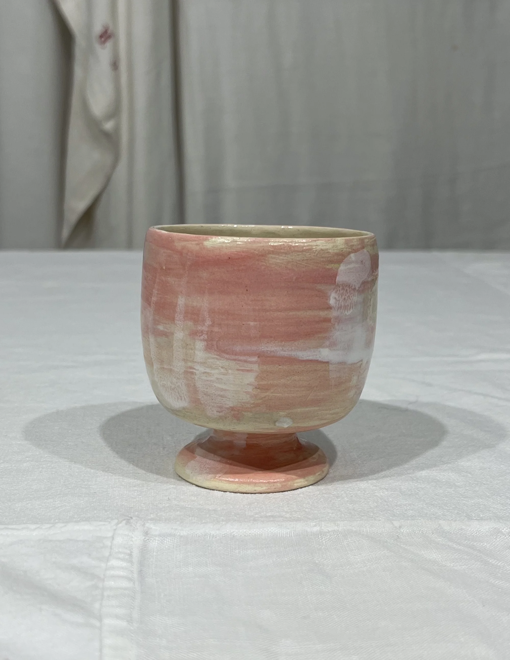 Clay goblet, "AW" collection