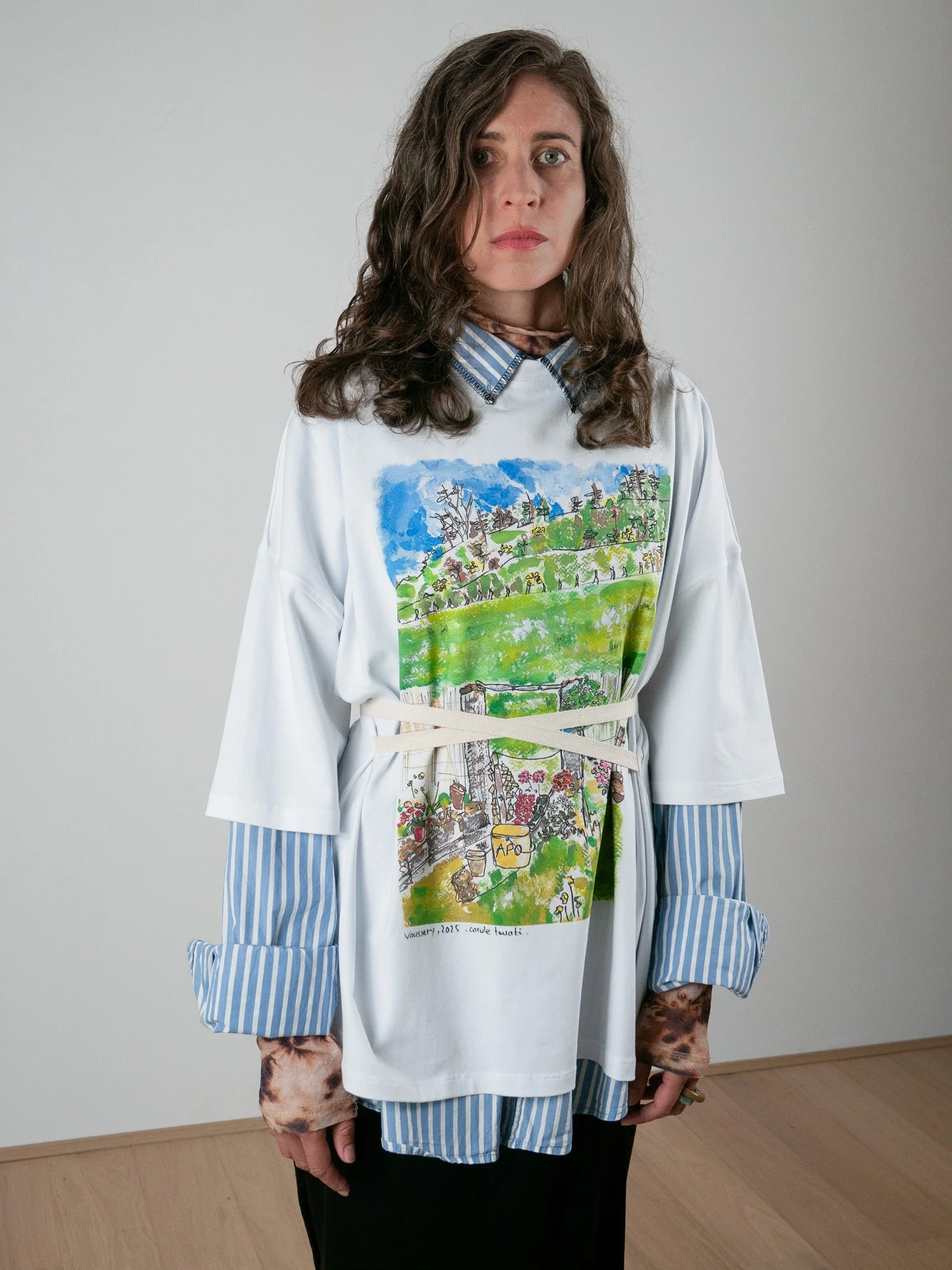 Printed T-shirt A VIEW SOLD.