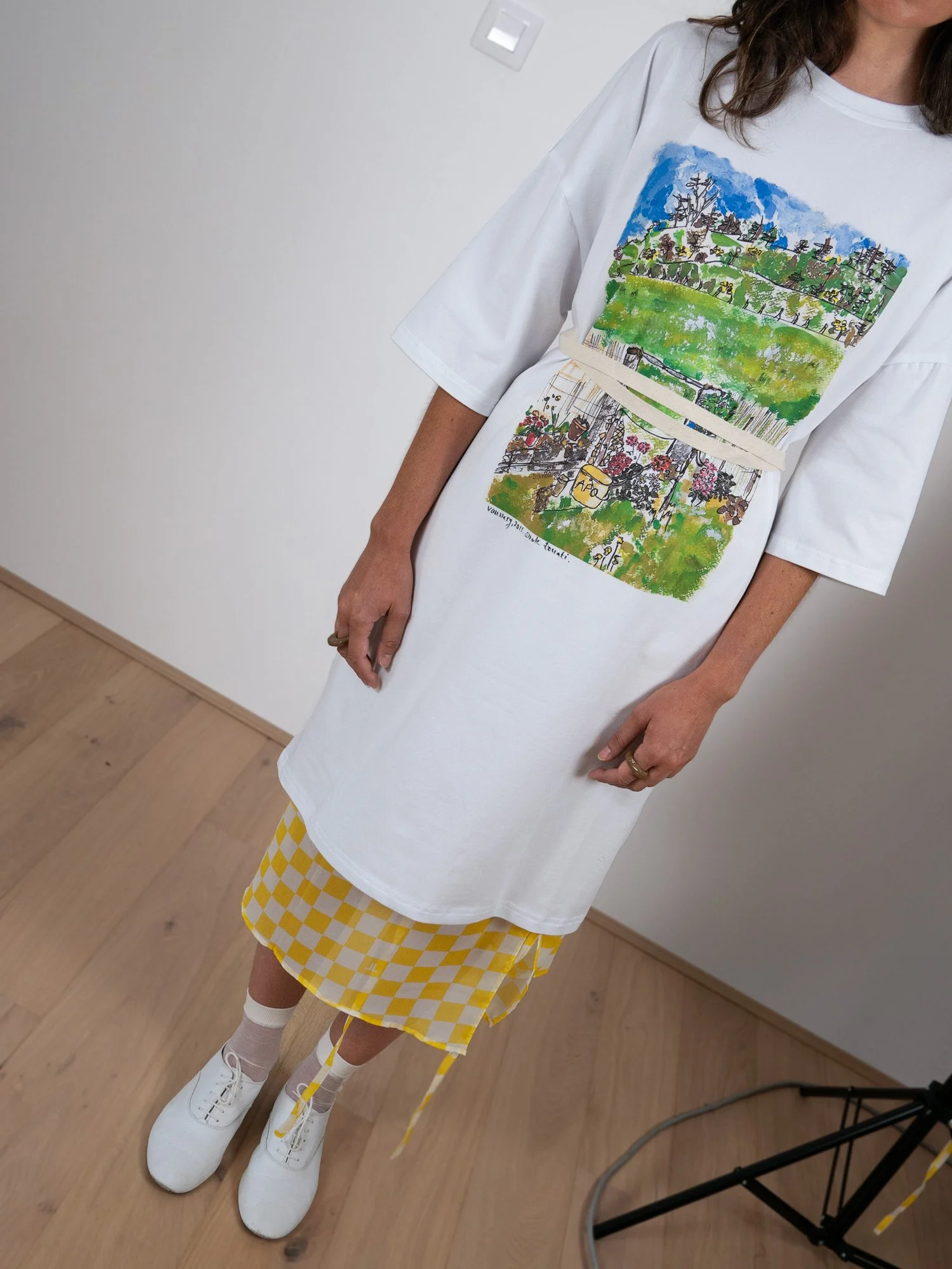 Printed T-shirt dress THE VIEW