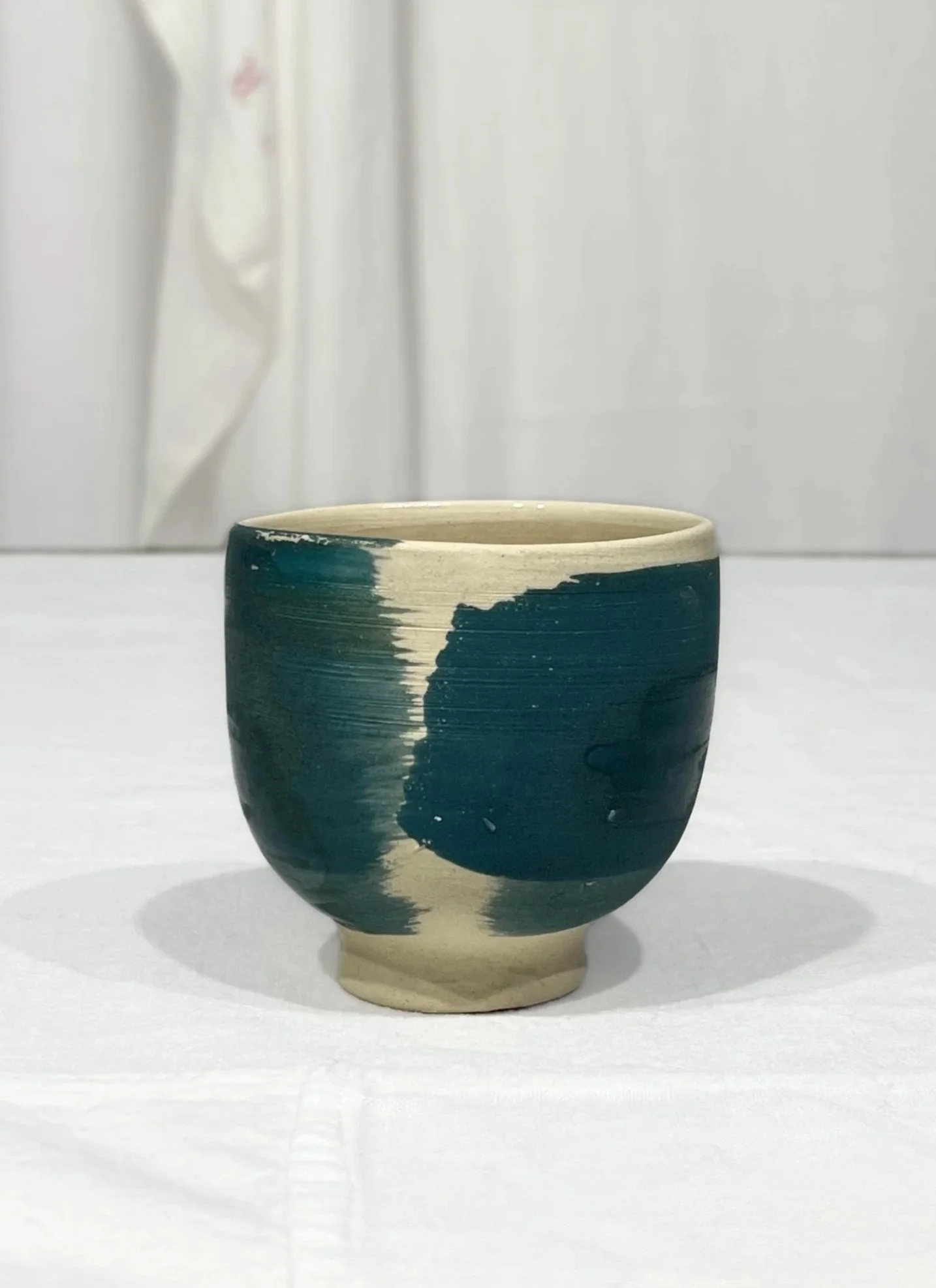 Clay goblet, "AW" collection