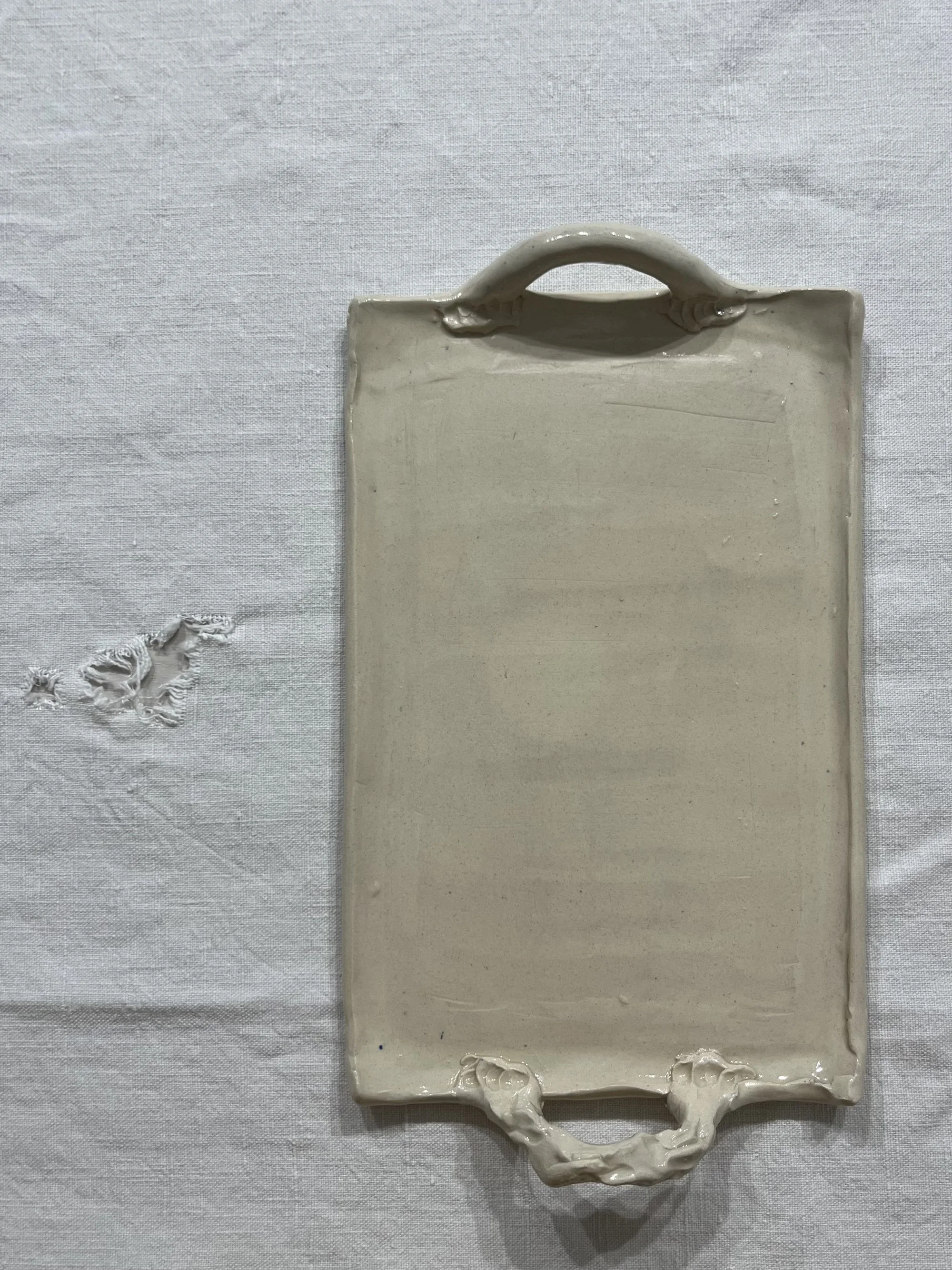 Clay plate "Anses moches" collection SOLD