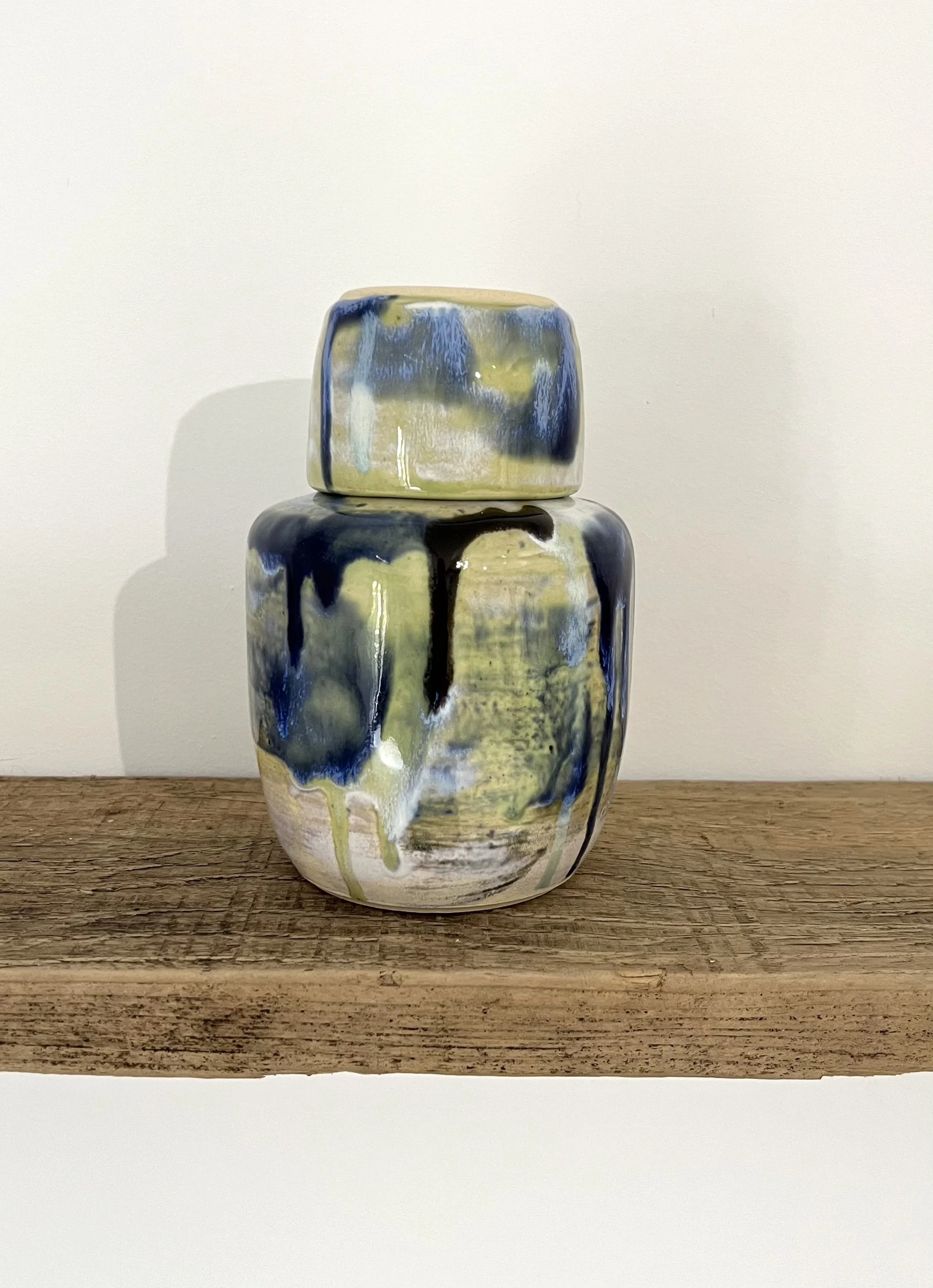 Clay bedside carafe, "Drip composition"