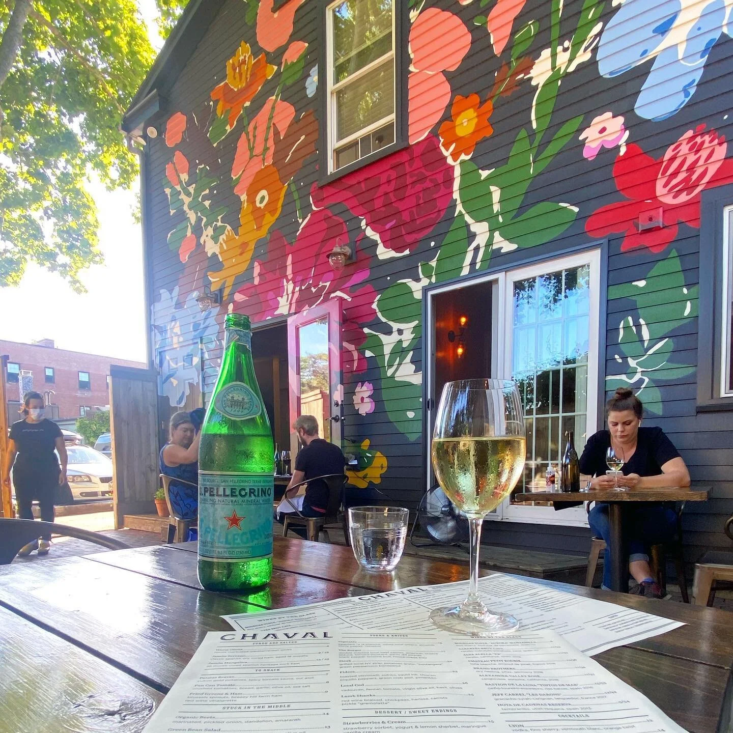 Safe Outdoor Dining at Chaval in Portland, Maine