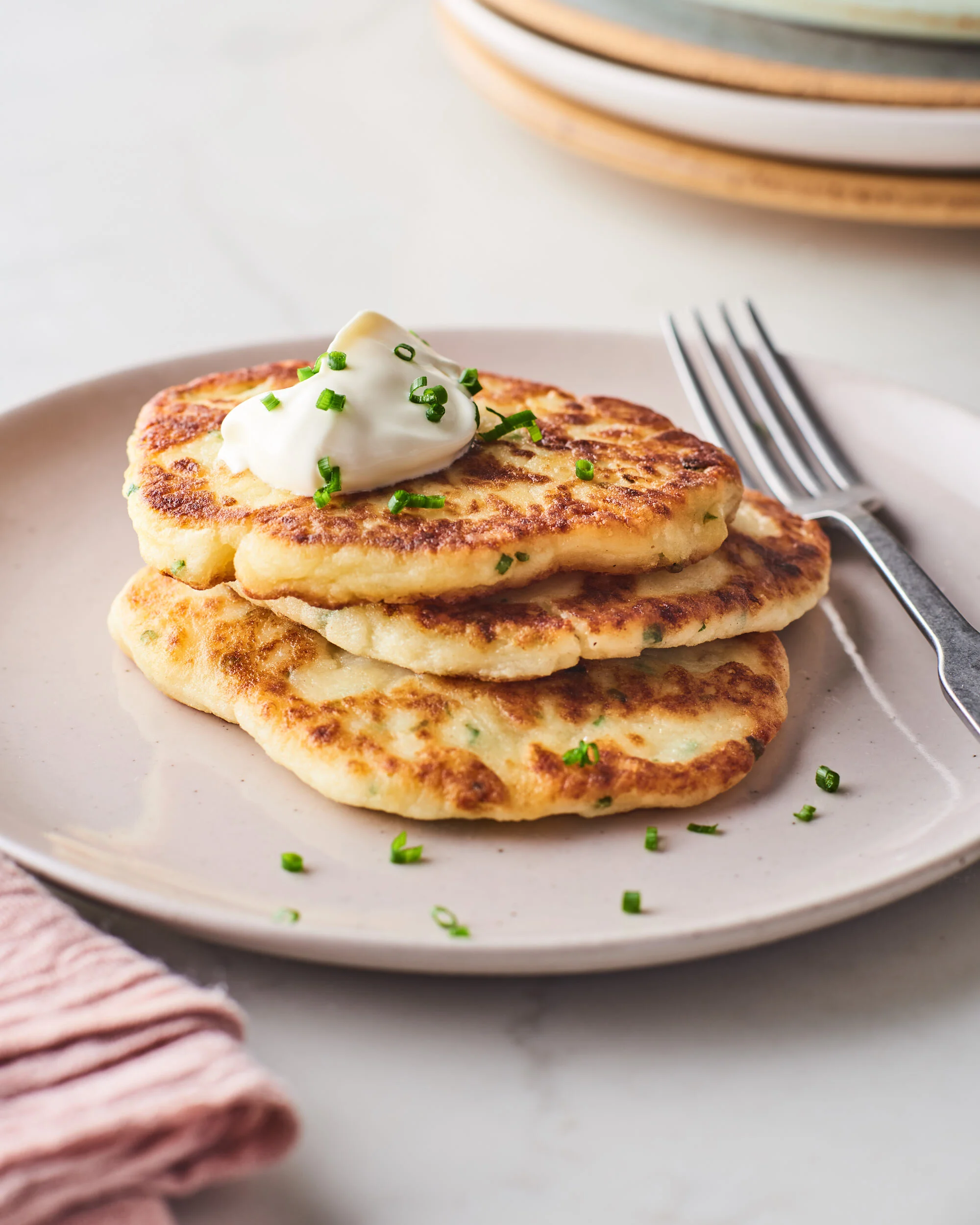 Chef Paolo Laboa's Truffled Mashed Potato Pancake Recipe 