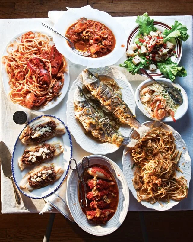 Christmas Eve Feast of the Seven Fishes Virtual Wine Dinner for Two with Chef Sansonetti (delivery included*)