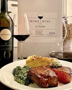 (SOLD OUT) Virtual Steak &amp; Scallops Wine Dinner for Two with Chef Jef Wright of Sur Lie