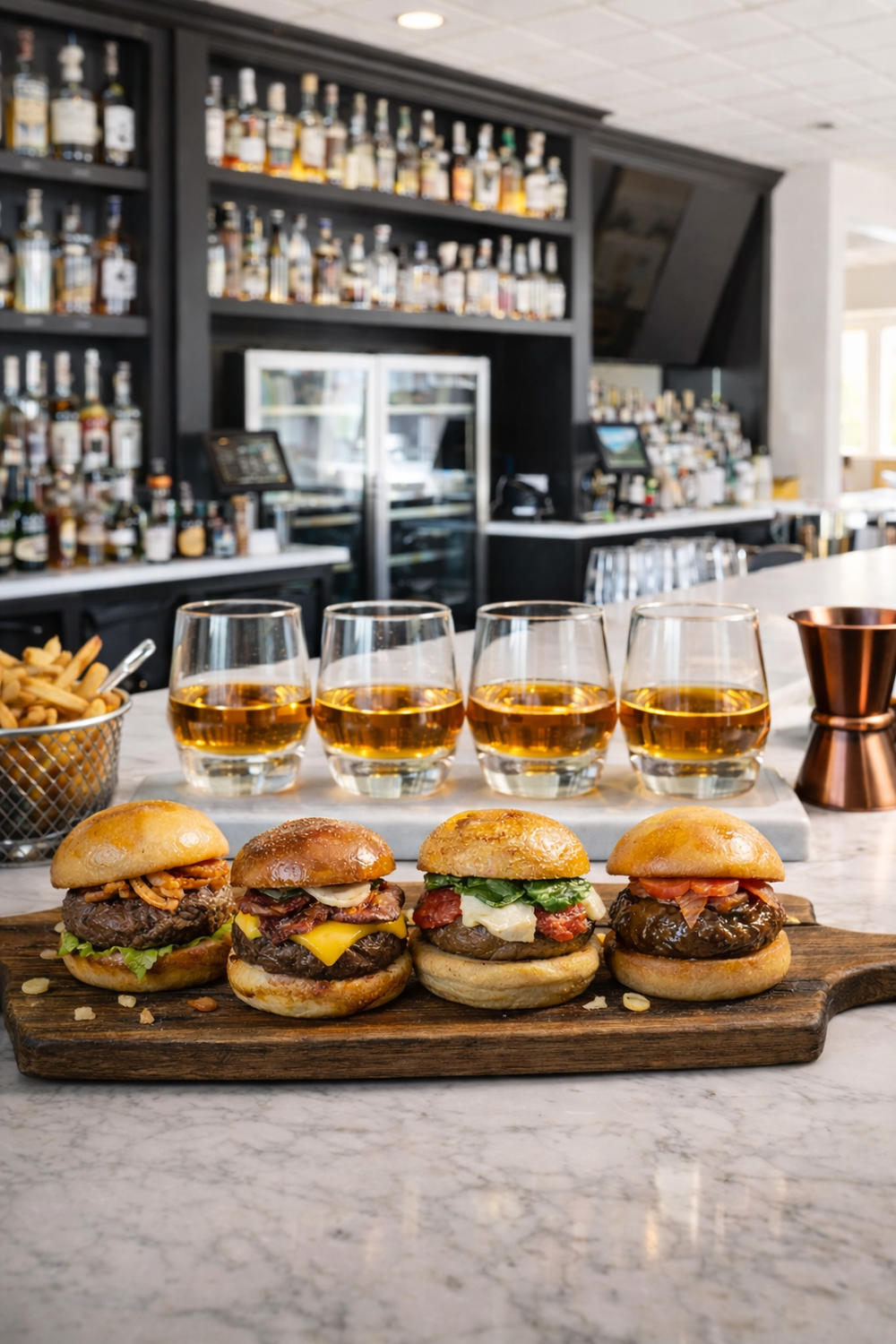 Whiskey &amp; Burgers Dinner