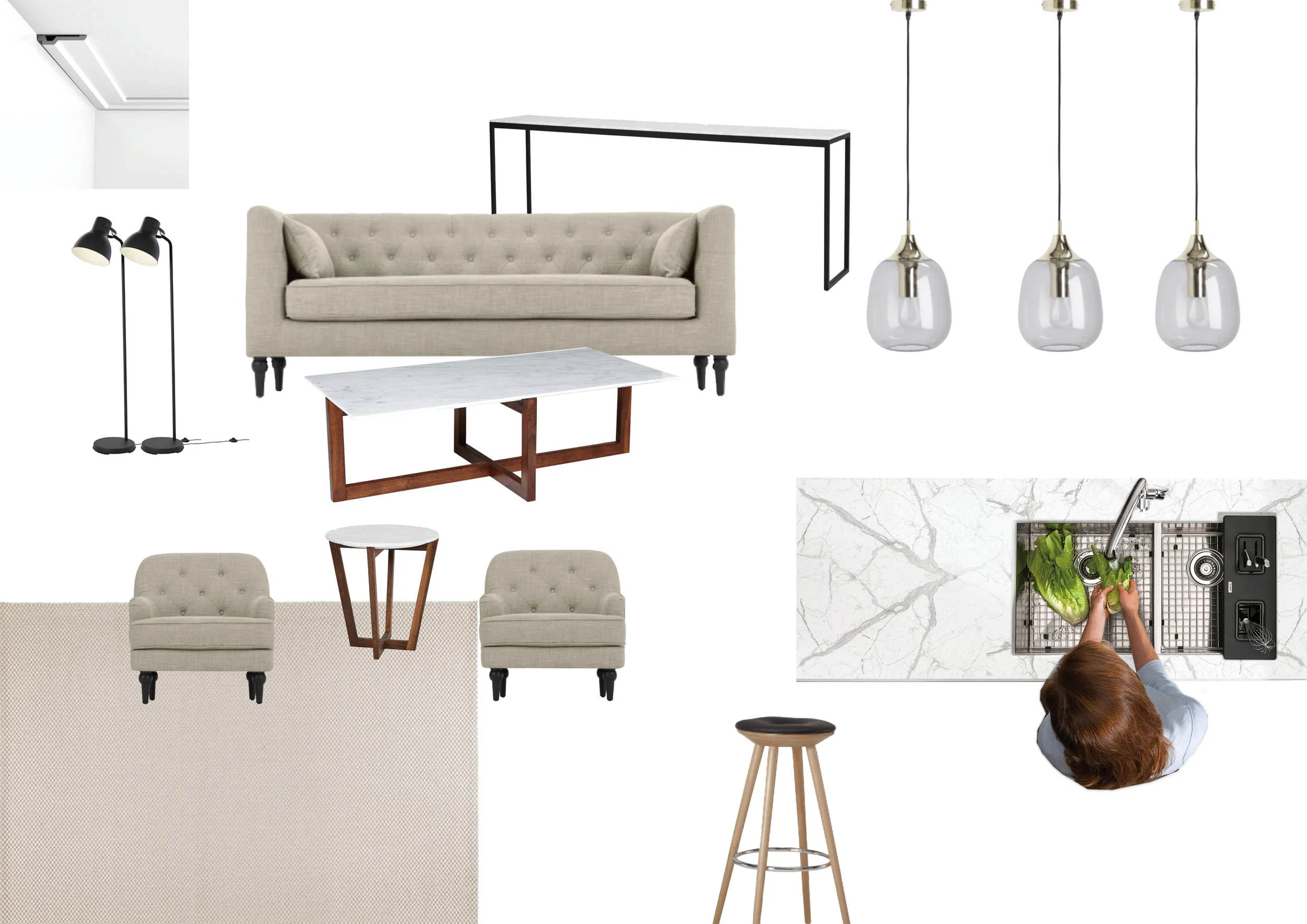  furniture selection for apartment 
