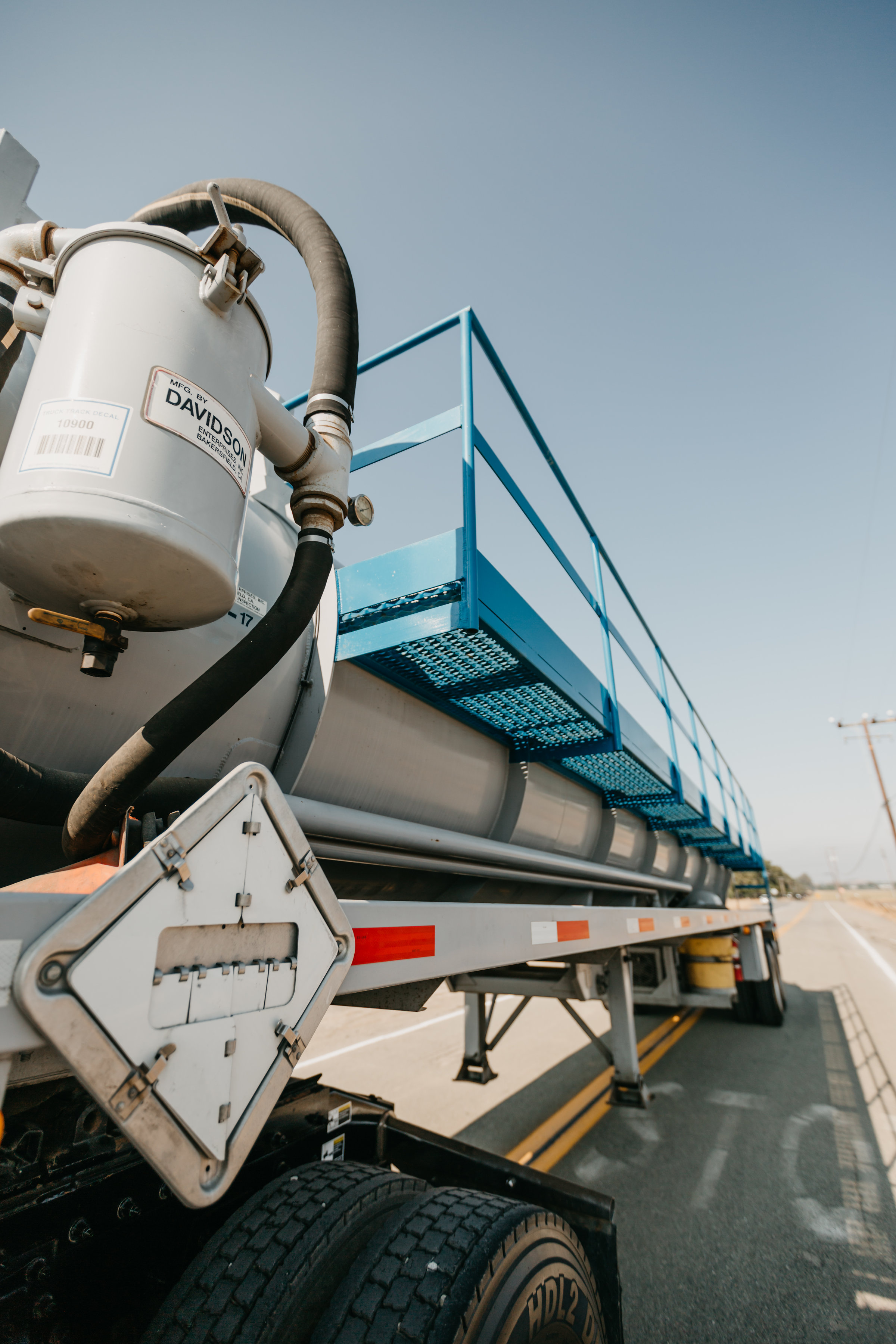 Vacuum Tank on Trailer