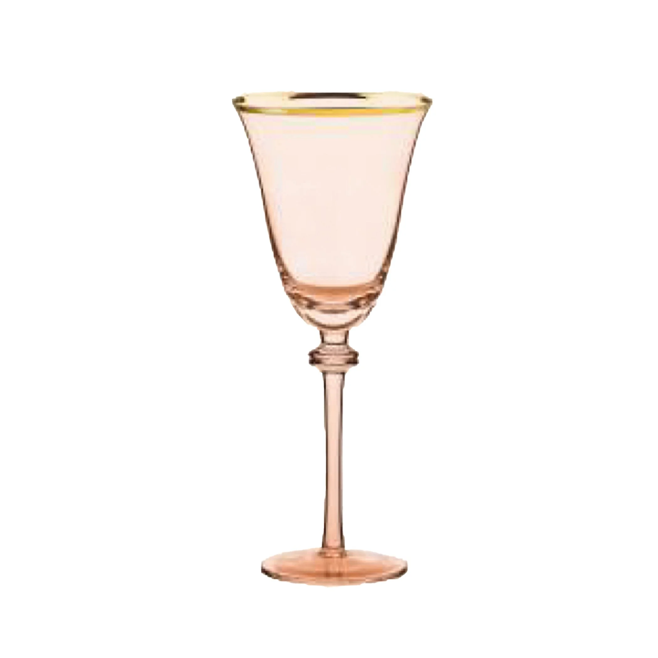 Paris wine glass - peach