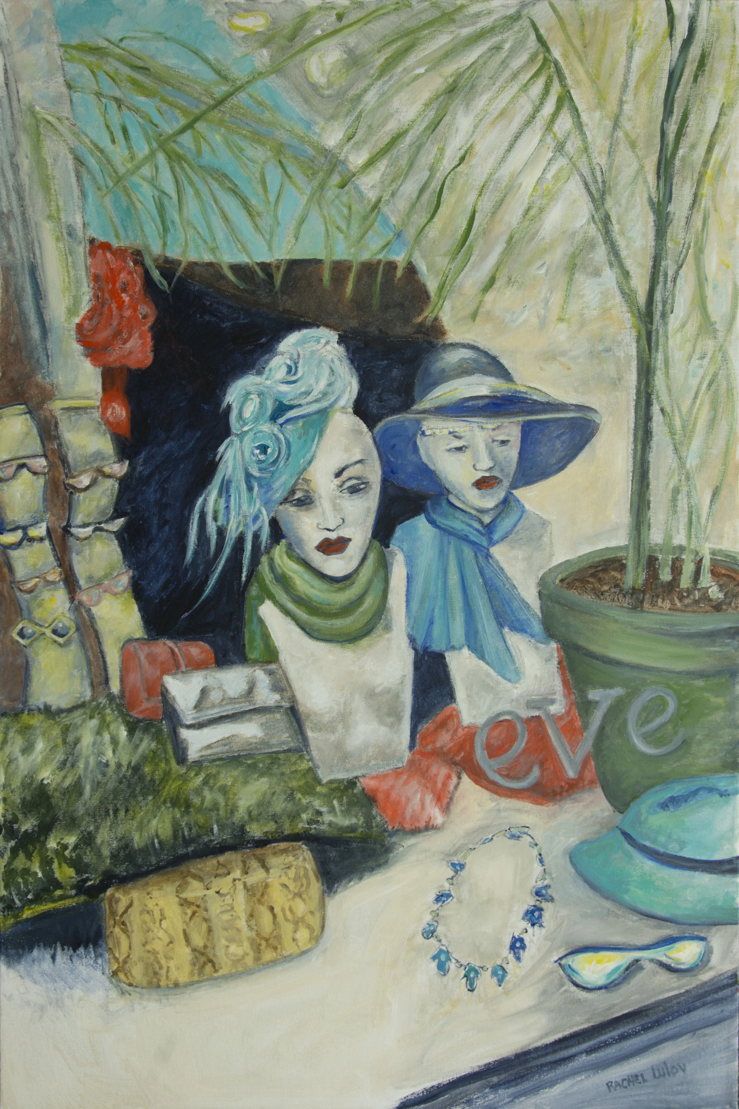 "Eve" acrylic on canvas 24" x 30" Rachel Lulov Segall