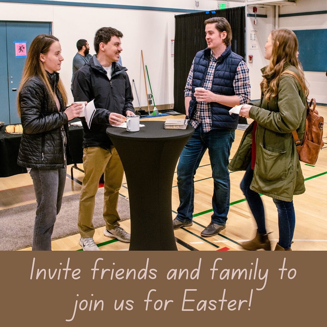 With Easter just a few days away, now's a great time to invite friends and family to join Roots on Sunday for a special service celebrating the resurrection!

#rootscommunitychurch #rootscc #seattlechurch #easterservice