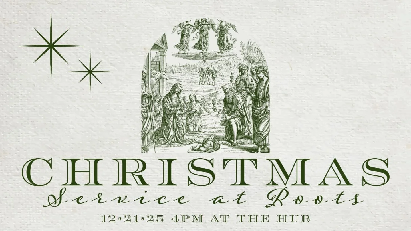 The Roots Christmas Service is THIS SUNDAY NIGHT! 
We would love to see you there! It&rsquo;ll be at our HUB at 2016 NE65th St. We&rsquo;re so excited for this family service and encourage you to invite your friends and Neighbors! Merry Christmas 🌲