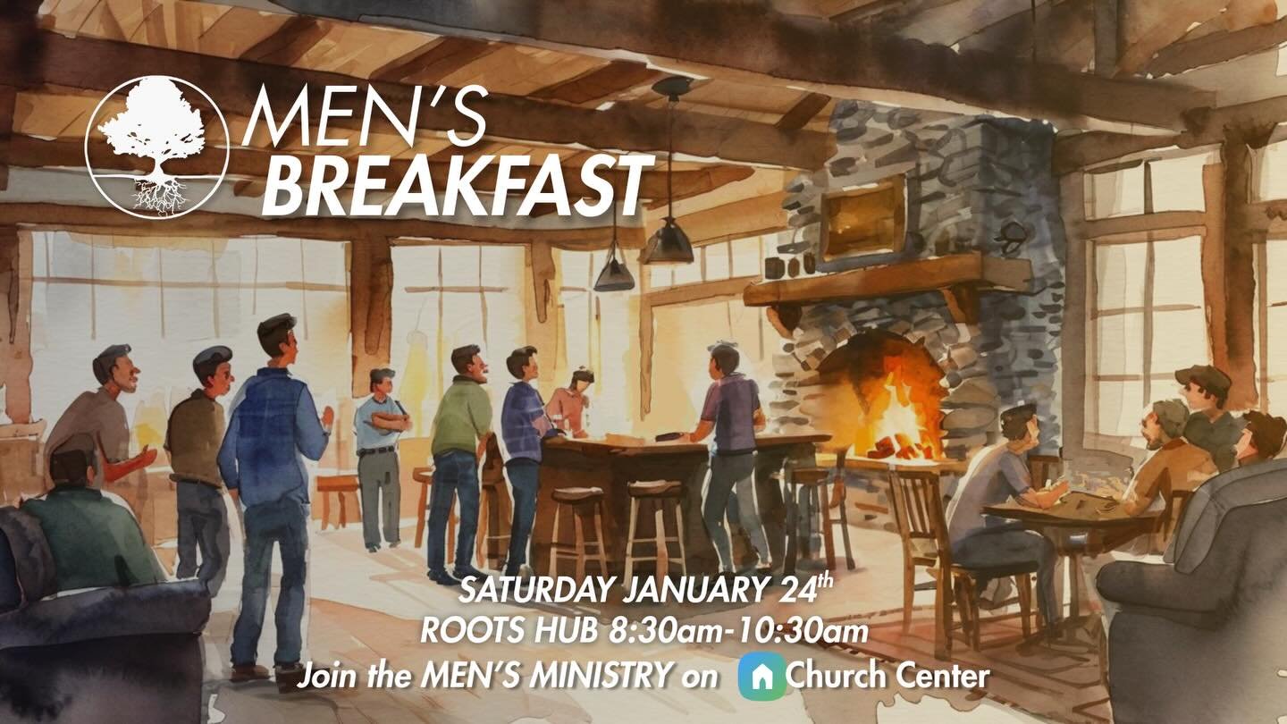 Join with the men of Roots on Saturday morning in our HUB (2016 NE 65th St.) @ 8:30am January 24th for some community and connection as brothers in Christ! Breakfast will be provided by some of our awesome Roots members we look forward to seeing you 