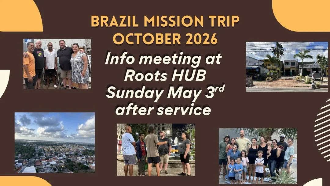 THIS SUNDAY! after our Service we&rsquo;ll be having an Info Meeting for our upcoming Brazil Mission Trip in October! If you have any interest or questions come by the Roots HUB to learn more.[2016 NE 65th St.]