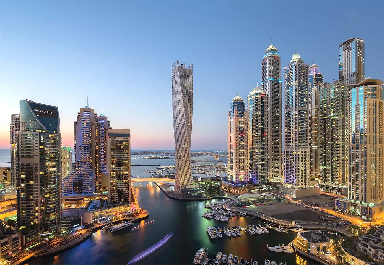 Dubai Marina. UAE