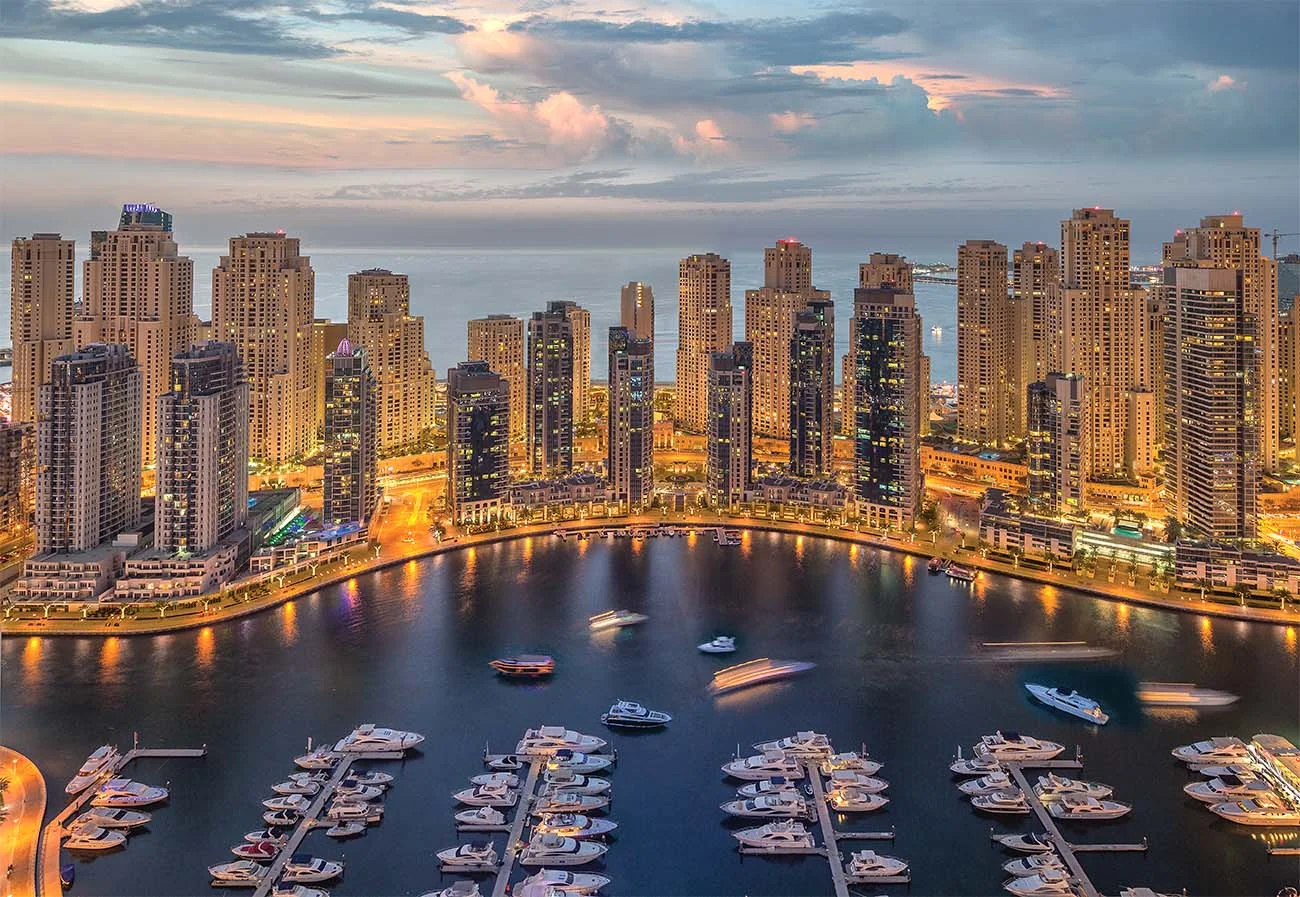 Dubai Marina. UAE