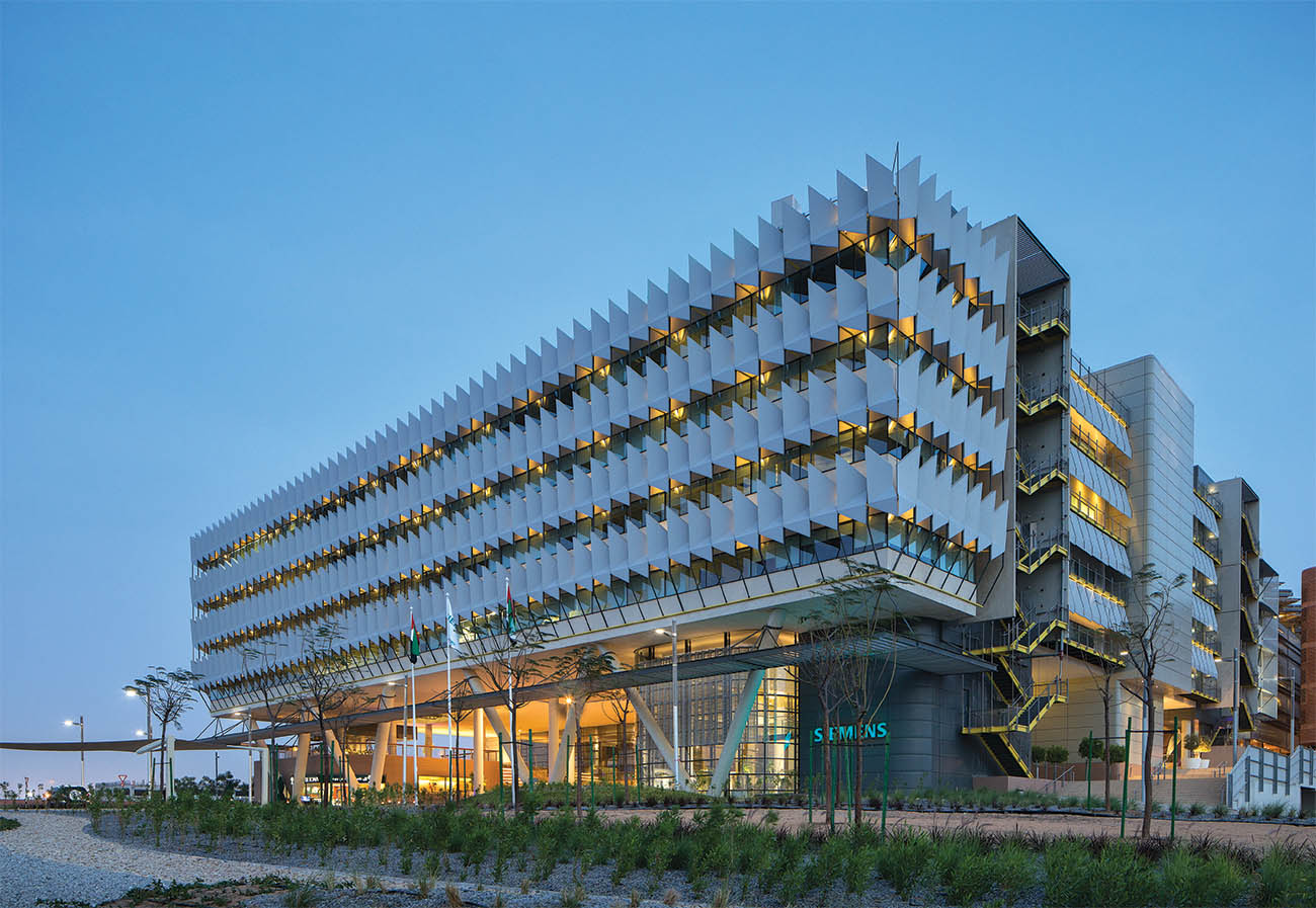 Siemens building, Masdar City, Abu Dhabi. UAE