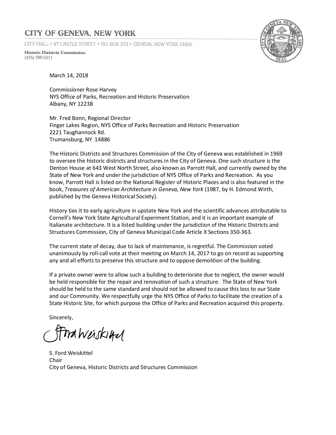 Letter re Parrott Hall 2018-03-14.jpg