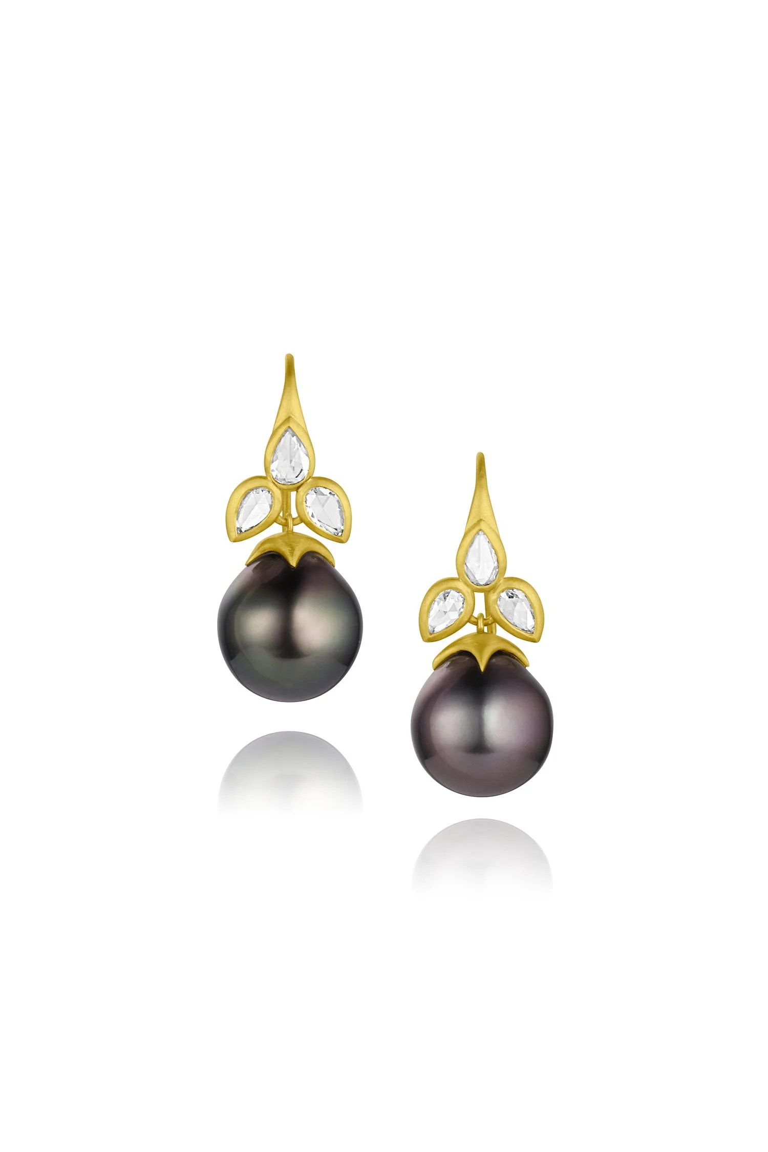 Leigh Maxwell Bahari Tahitian Pearl Earrings