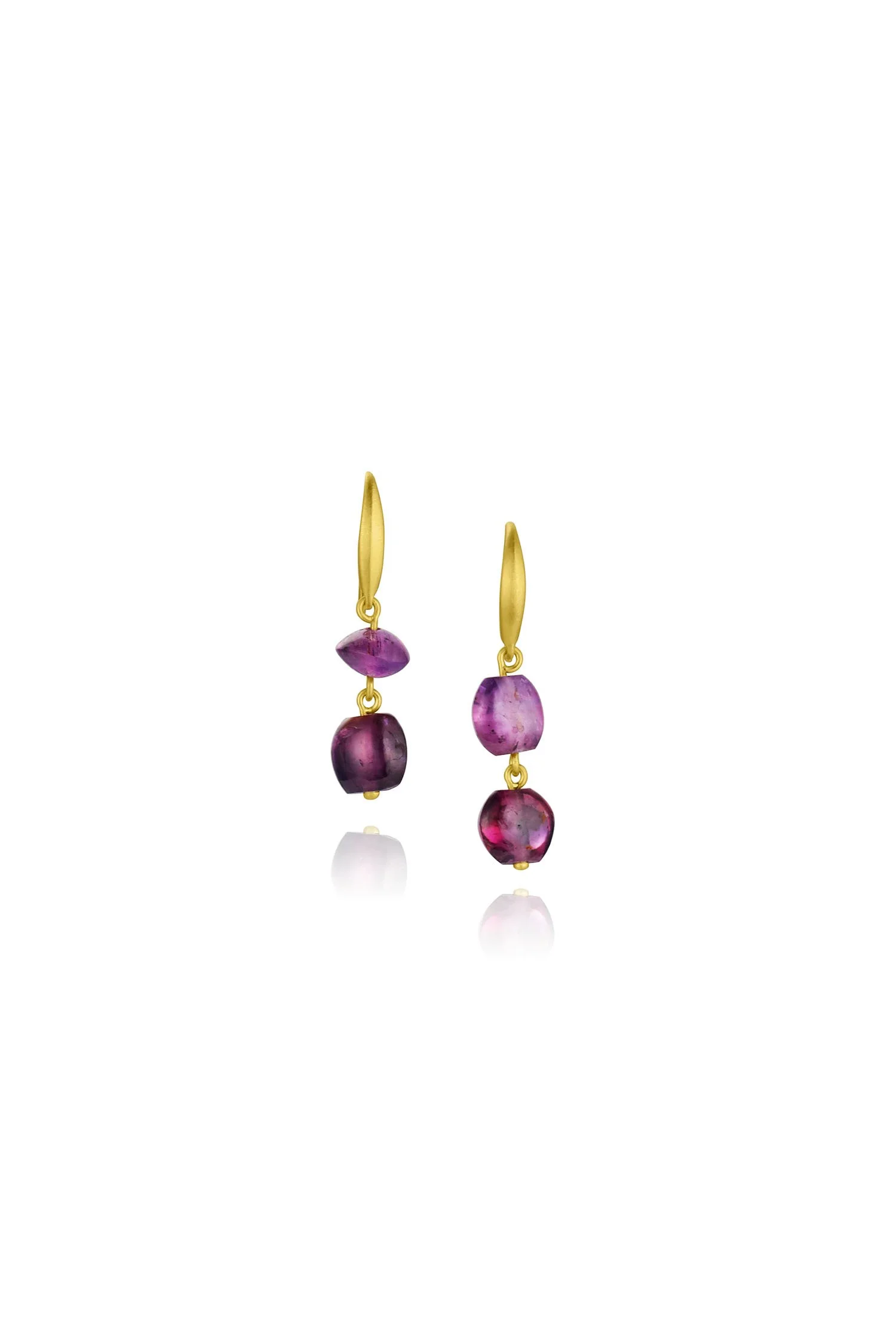 Leigh Maxwell Pebble Earrings - Sapphire