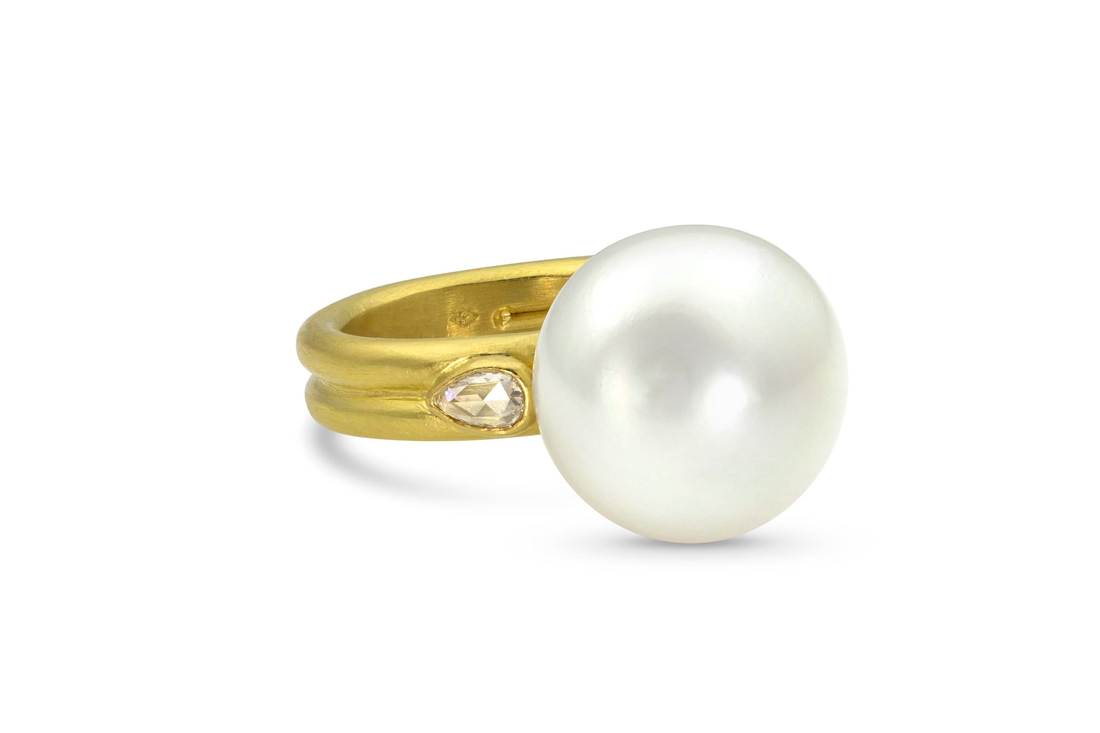 Bahari Ring - White South Seas Pearls — Leigh Maxwell Jewelry