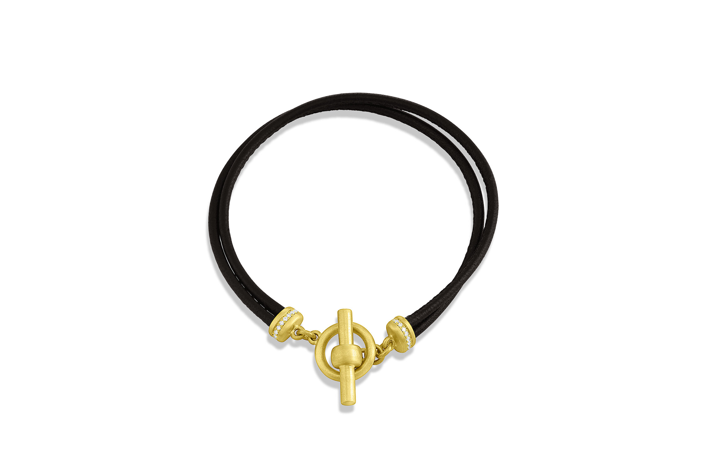 Leather Cord with Diamond Slider — Leigh Maxwell Jewelry