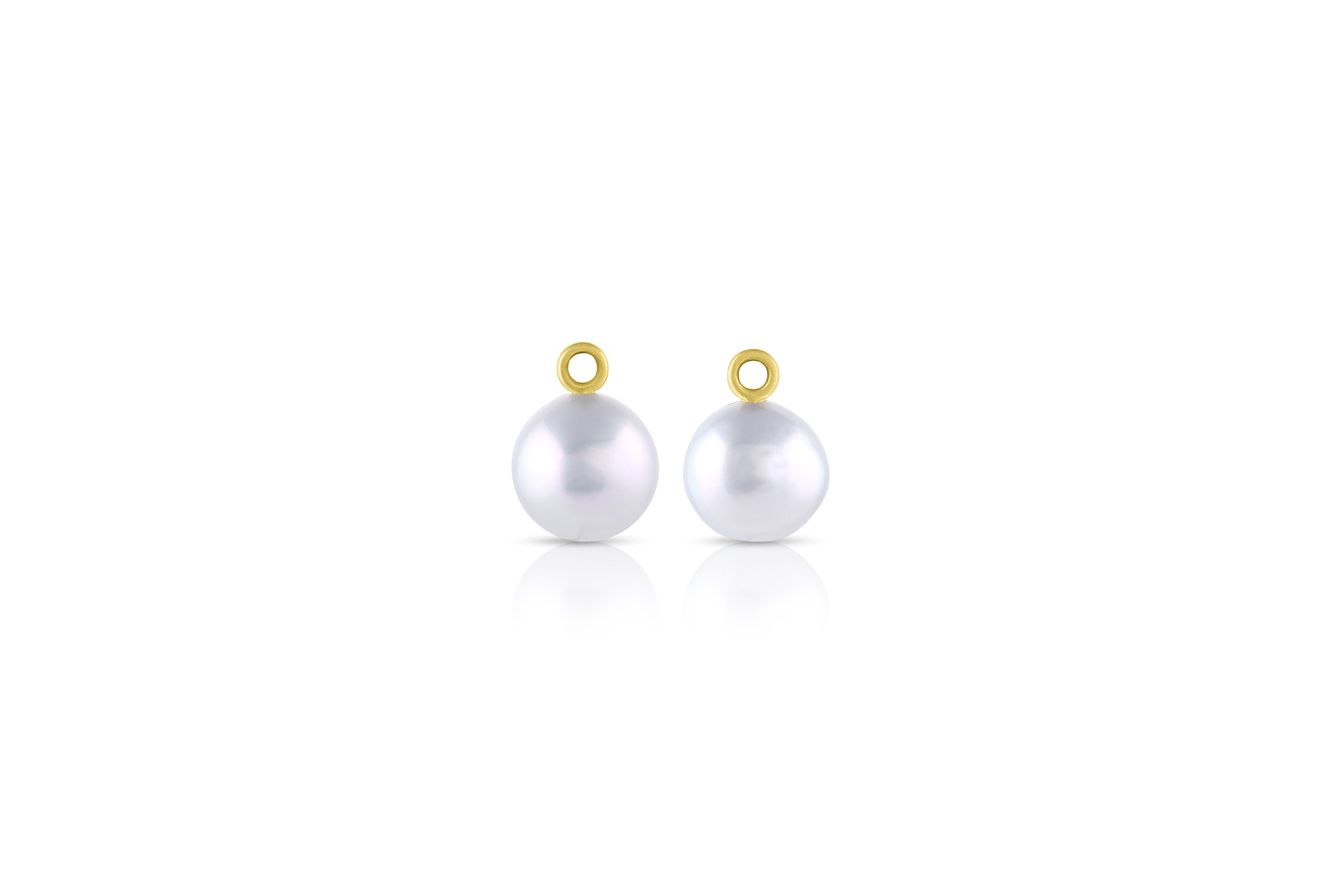 Mini Pearl Hoops - Silver – Joanna Salmond Jewellery