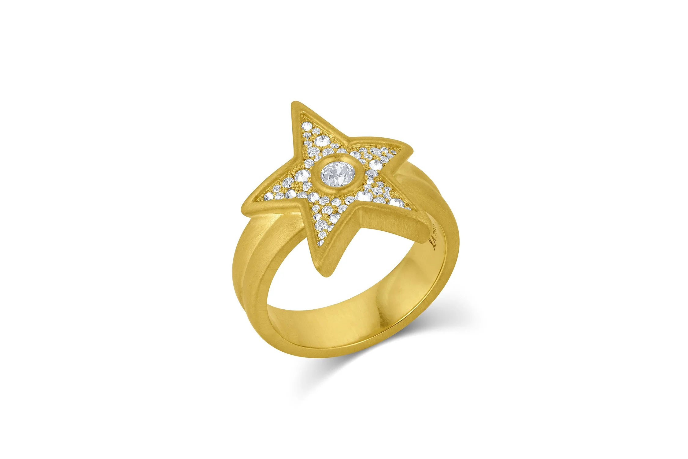 Leigh Maxwell Pavé Star Ring - Diamond