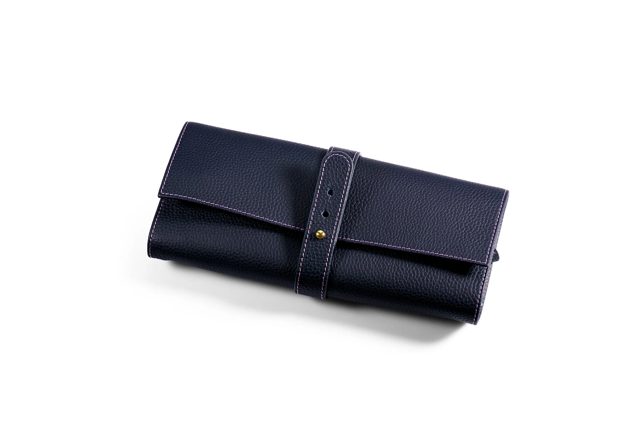 Leigh Maxwell Leigh Maxwell Jewelry Roll - Navy closed