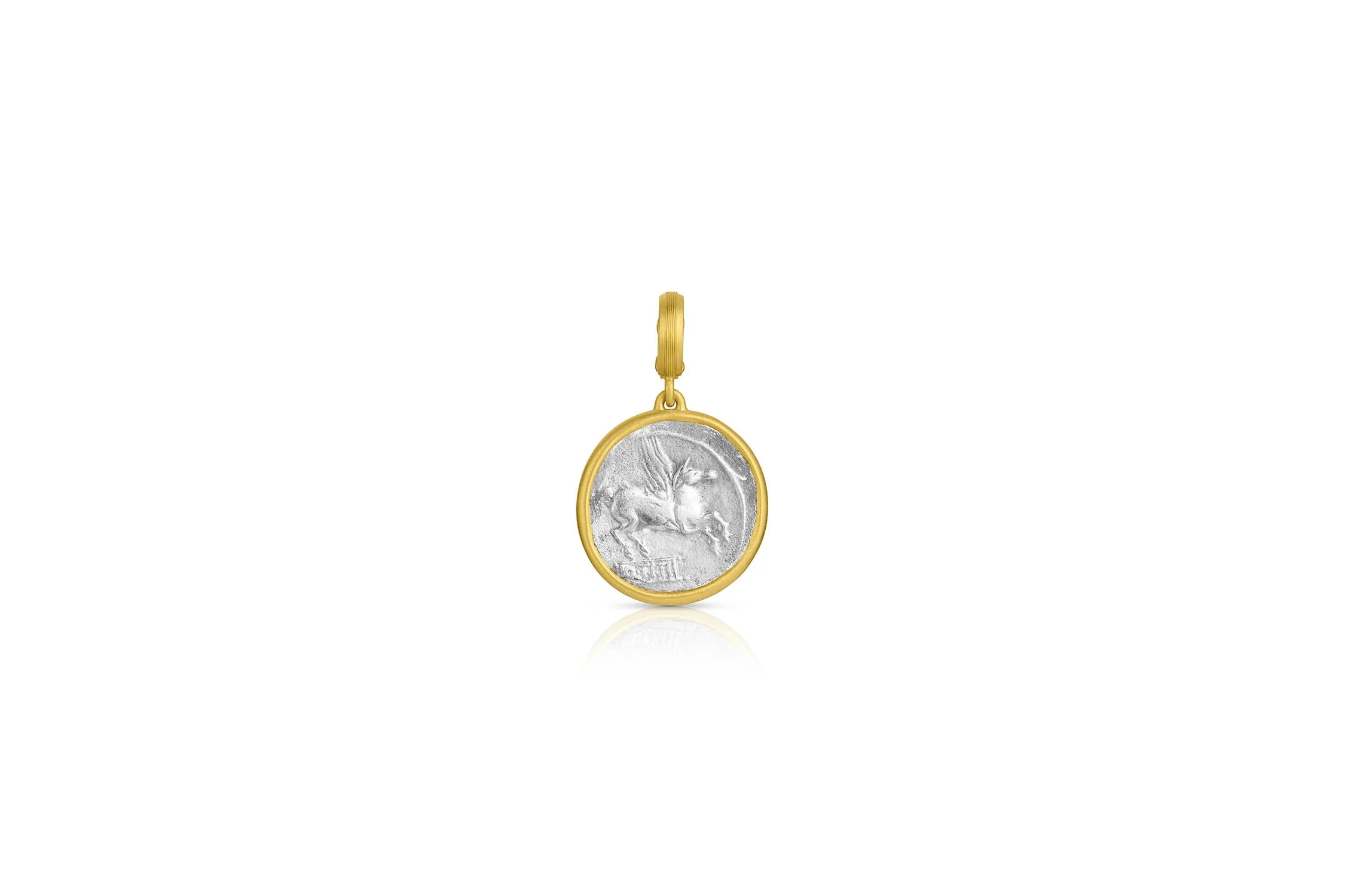 Leigh Maxwell Ancient Coin Pendant - Silver Pegasus