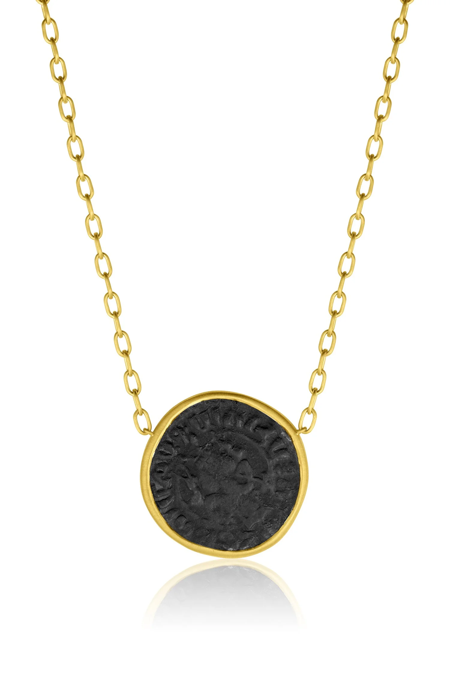 Leigh Maxwell Ancient Coin Necklace - Bronze Crusader Coin