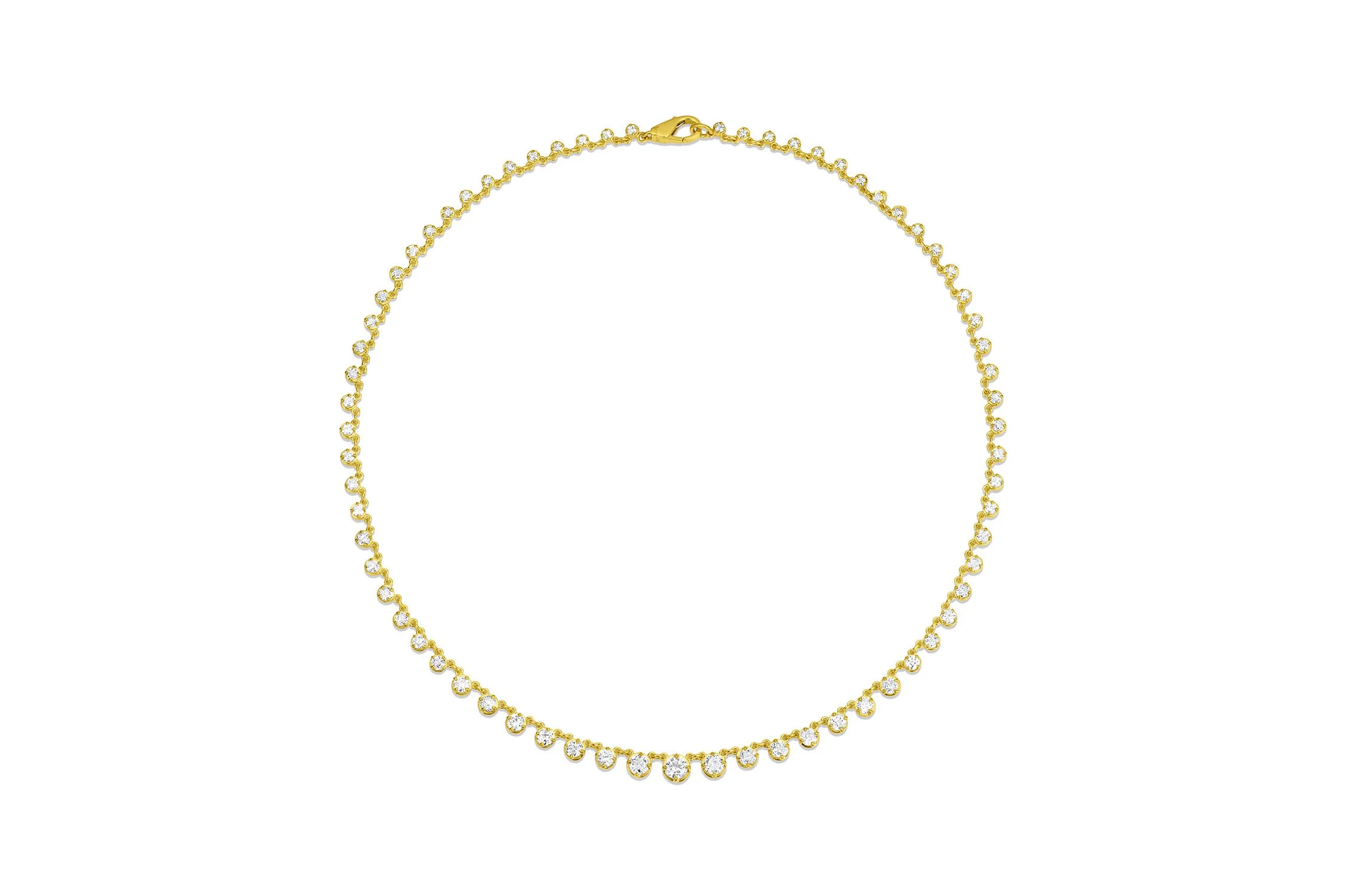 Leigh Maxwell Gemmy Rivière Necklace - Old European/Old Mine Diamond