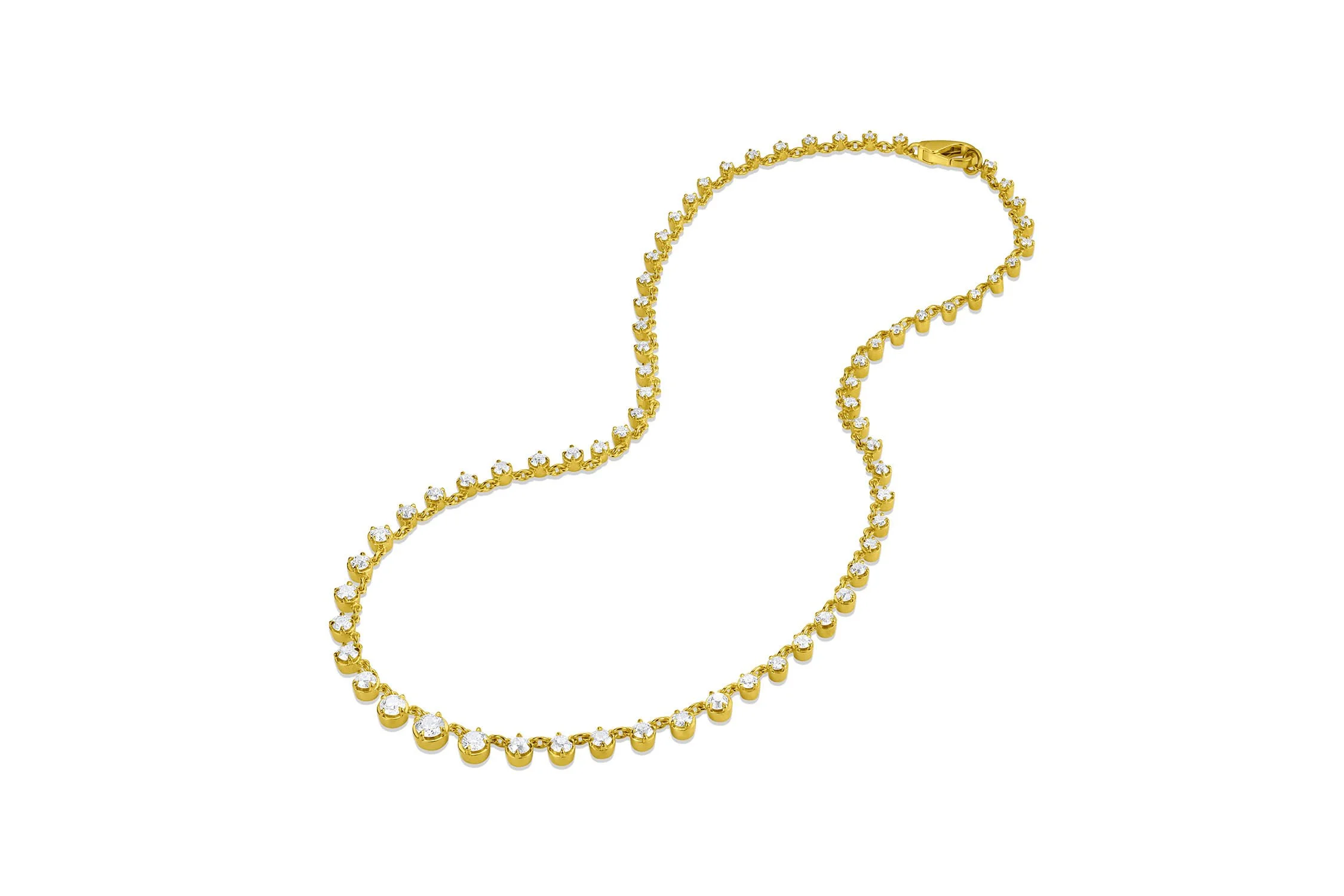 Leigh Maxwell Gemmy Rivière Necklace - Old European/Old Mine Diamond