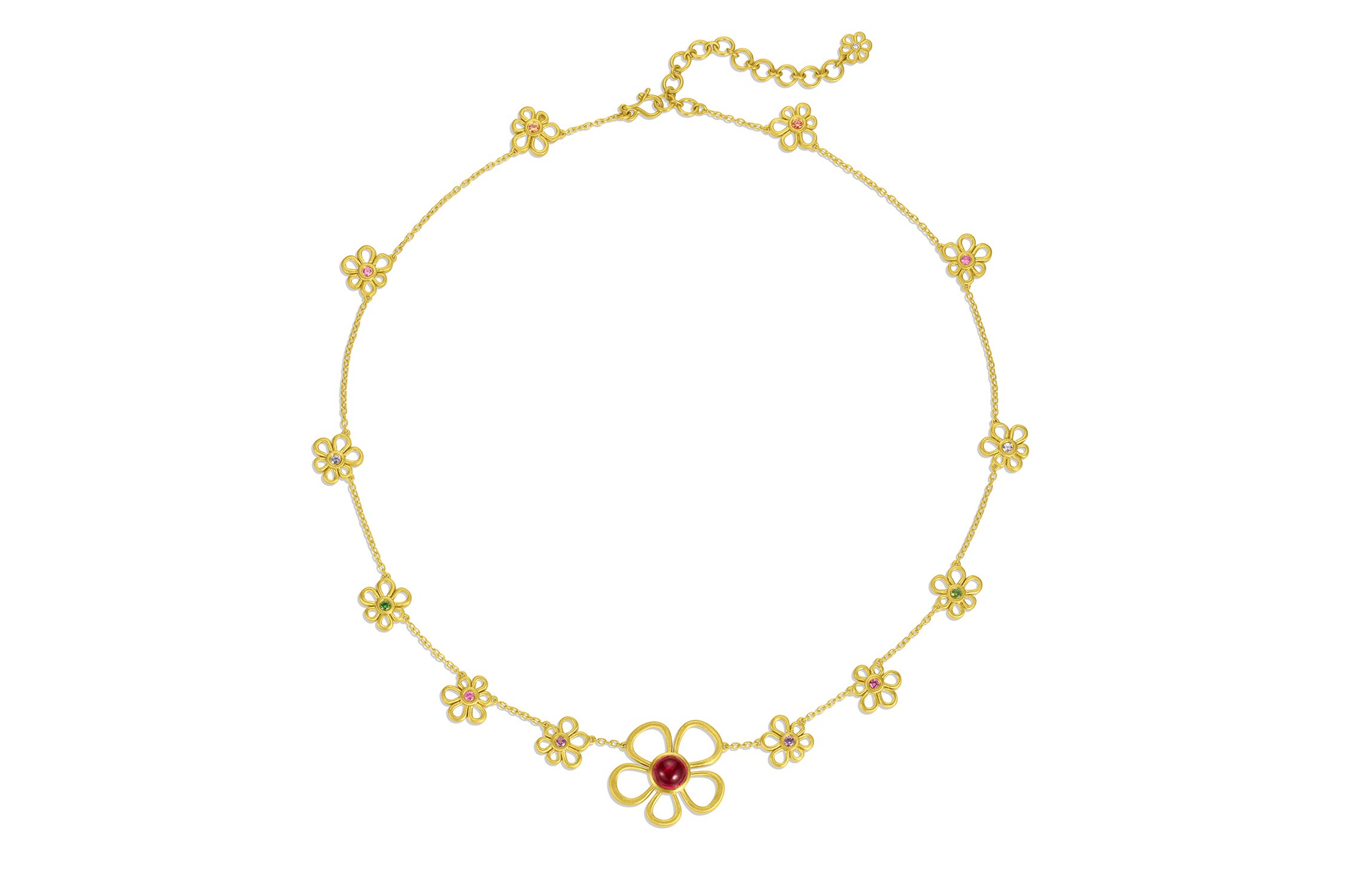 Leigh Maxwell Flora Choker - Pink Tourmaline