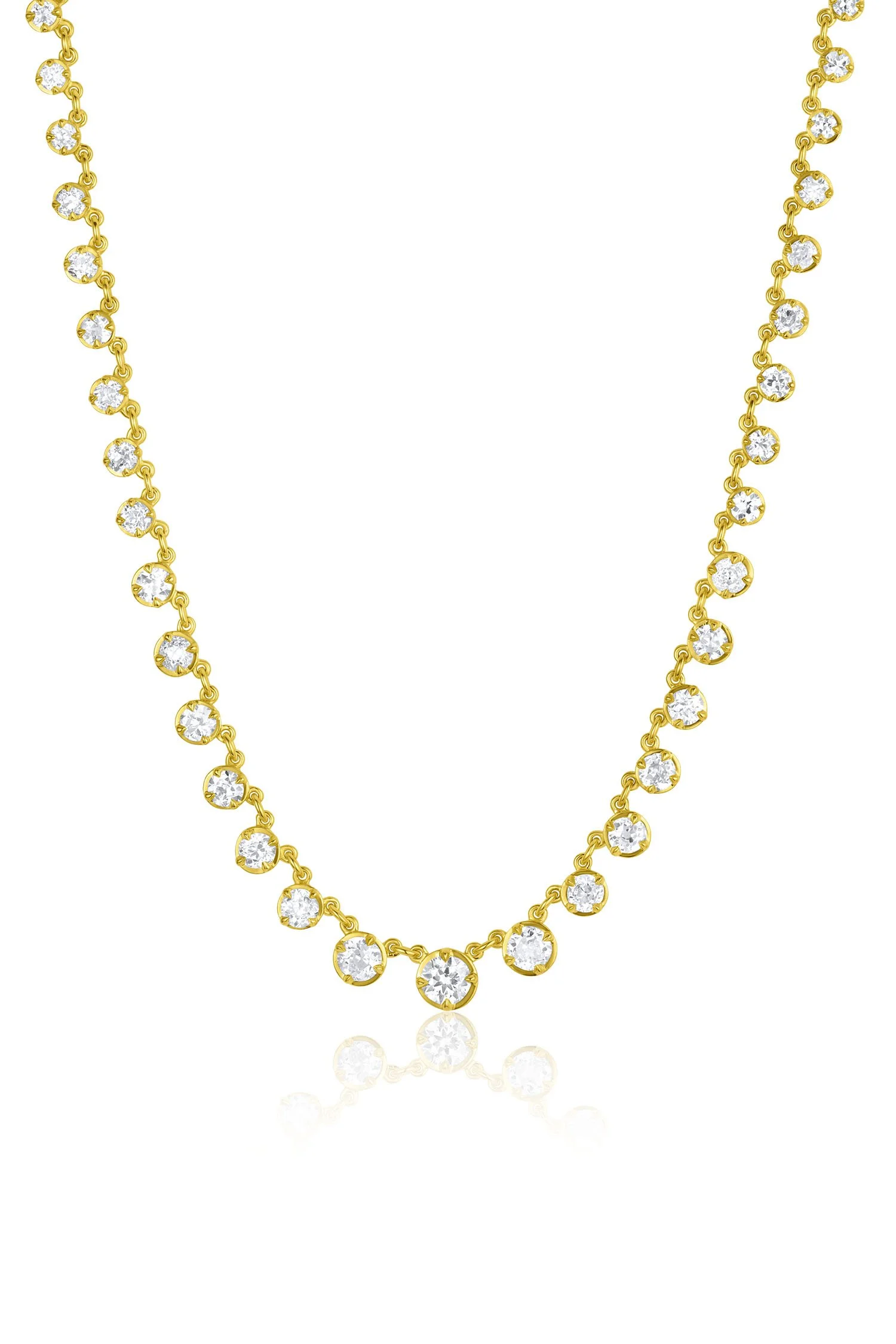 Leigh Maxwell Gemmy Rivière Necklace - Old European/Old Mine Diamond