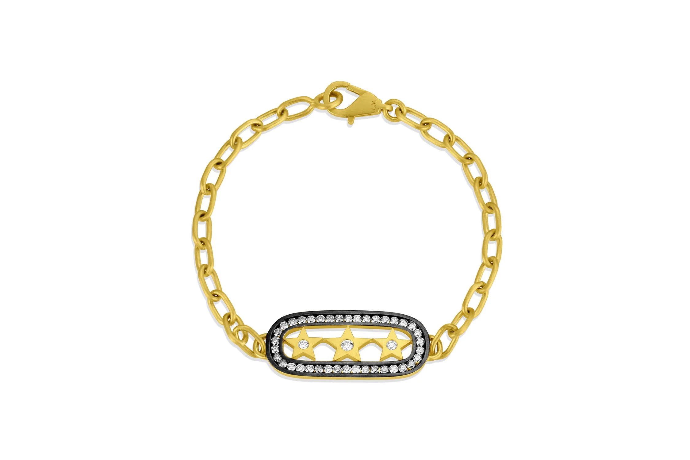 Starstruck Frame Bracelet - Diamond & Grey Diamond