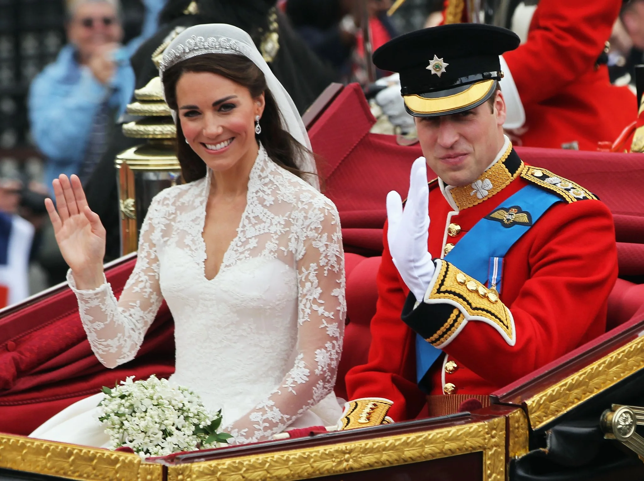 Prince William of England marries Kate Middleton. 