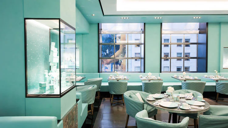 Breakfast at Tiffany's doesn't have to be a theme for your bridal shower, but a reality at Blue Box Cafe.