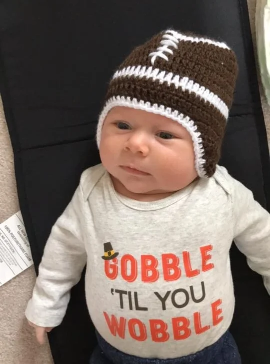  Asher last Thanksgiving..1 1/2 months old!
