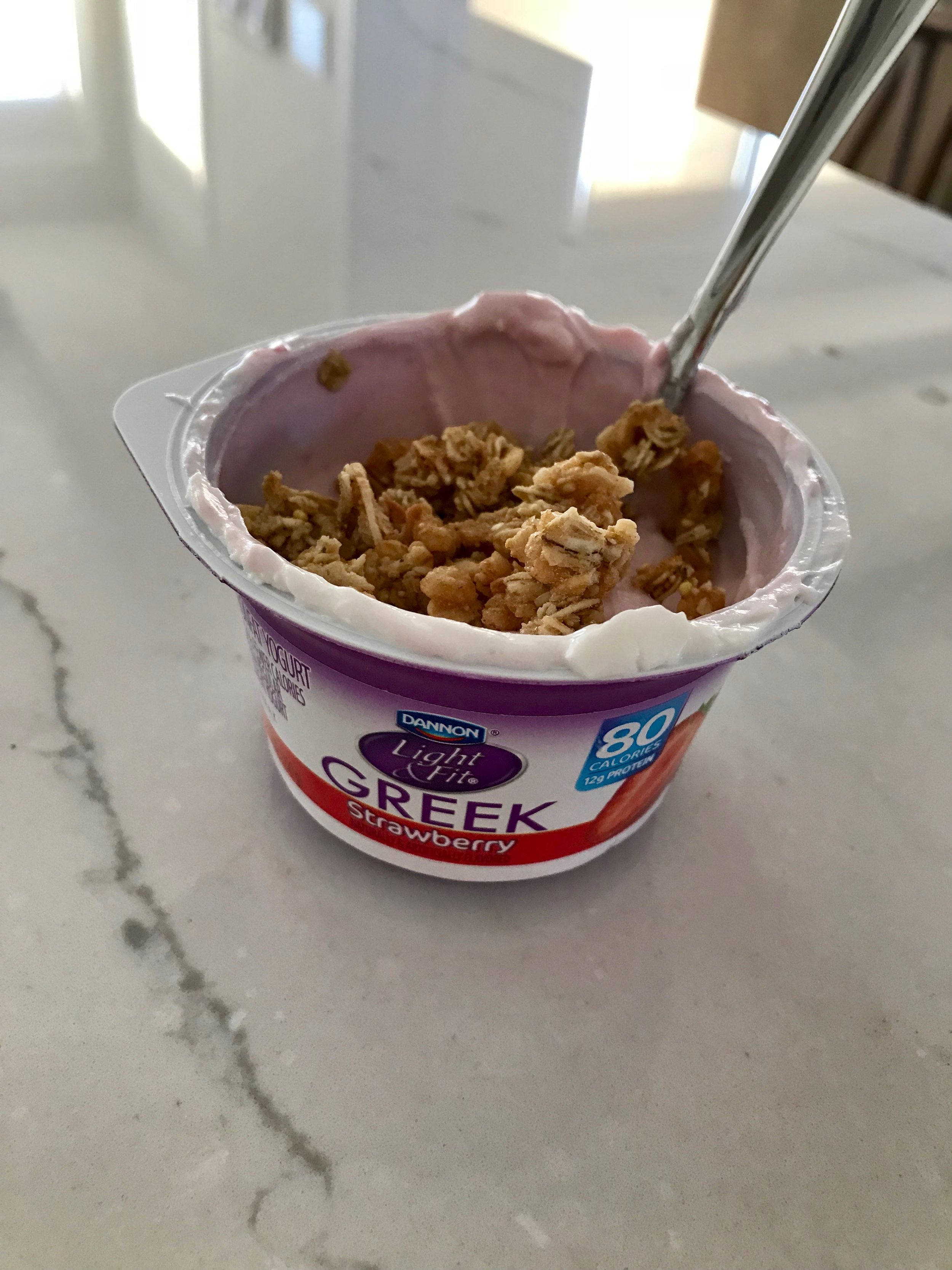 Greek yogurt with granola