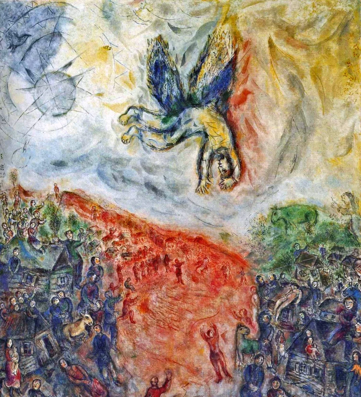 Marc Chagall, The Fall of Icarus , 1975