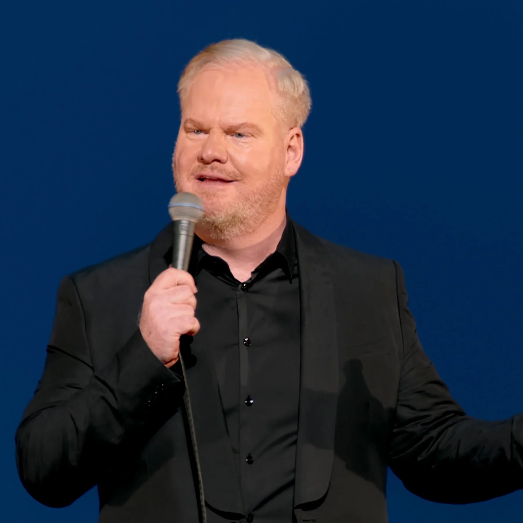 Jordan Leung opened for, image of comedian Jim Gaffigan.