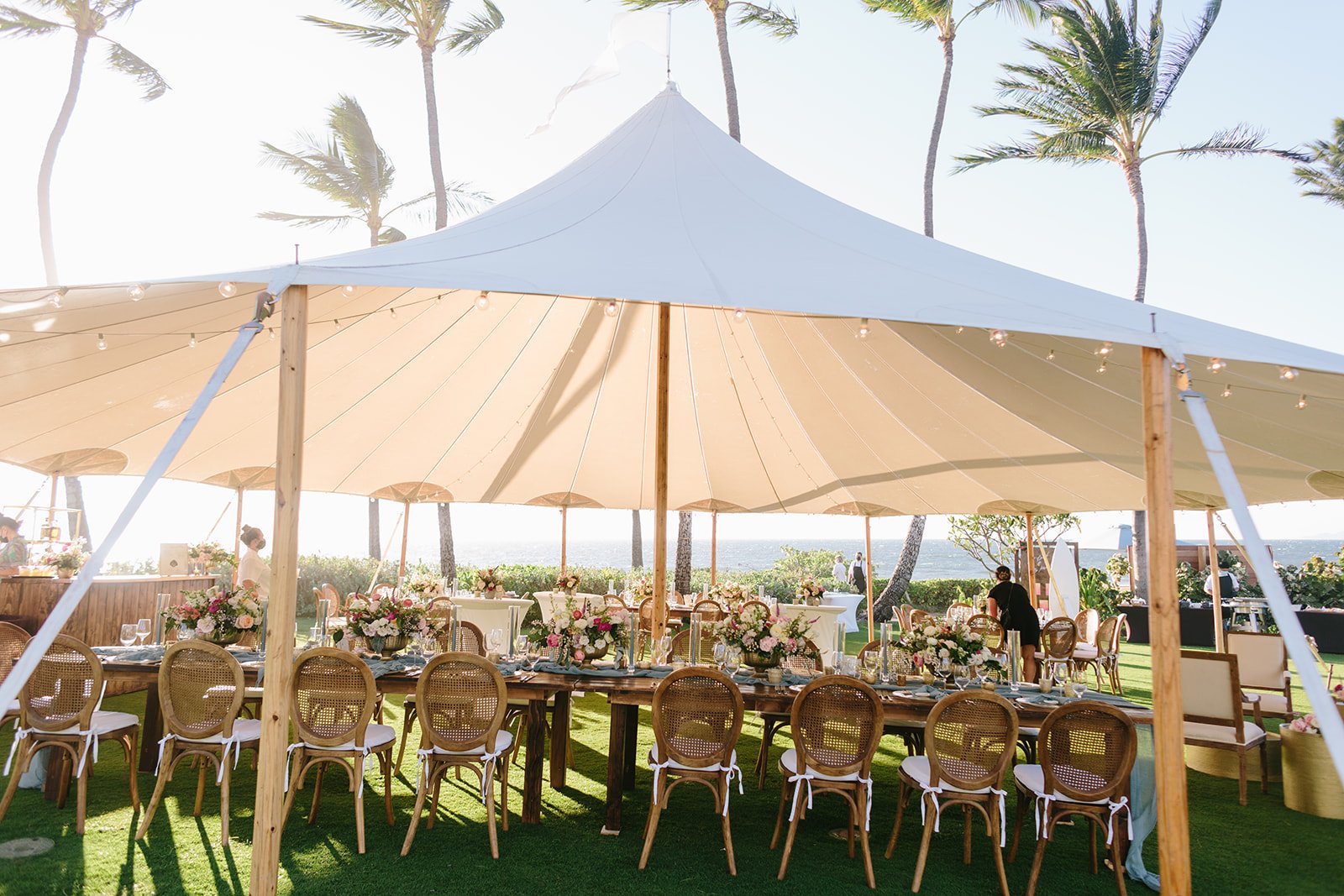 Andaz Wedding Reception Tent Maui Wedding Planner