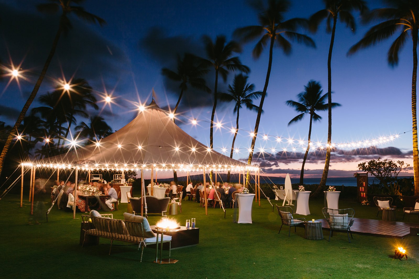 Andaz Wedding Reception Tent Maui Wedding Planner