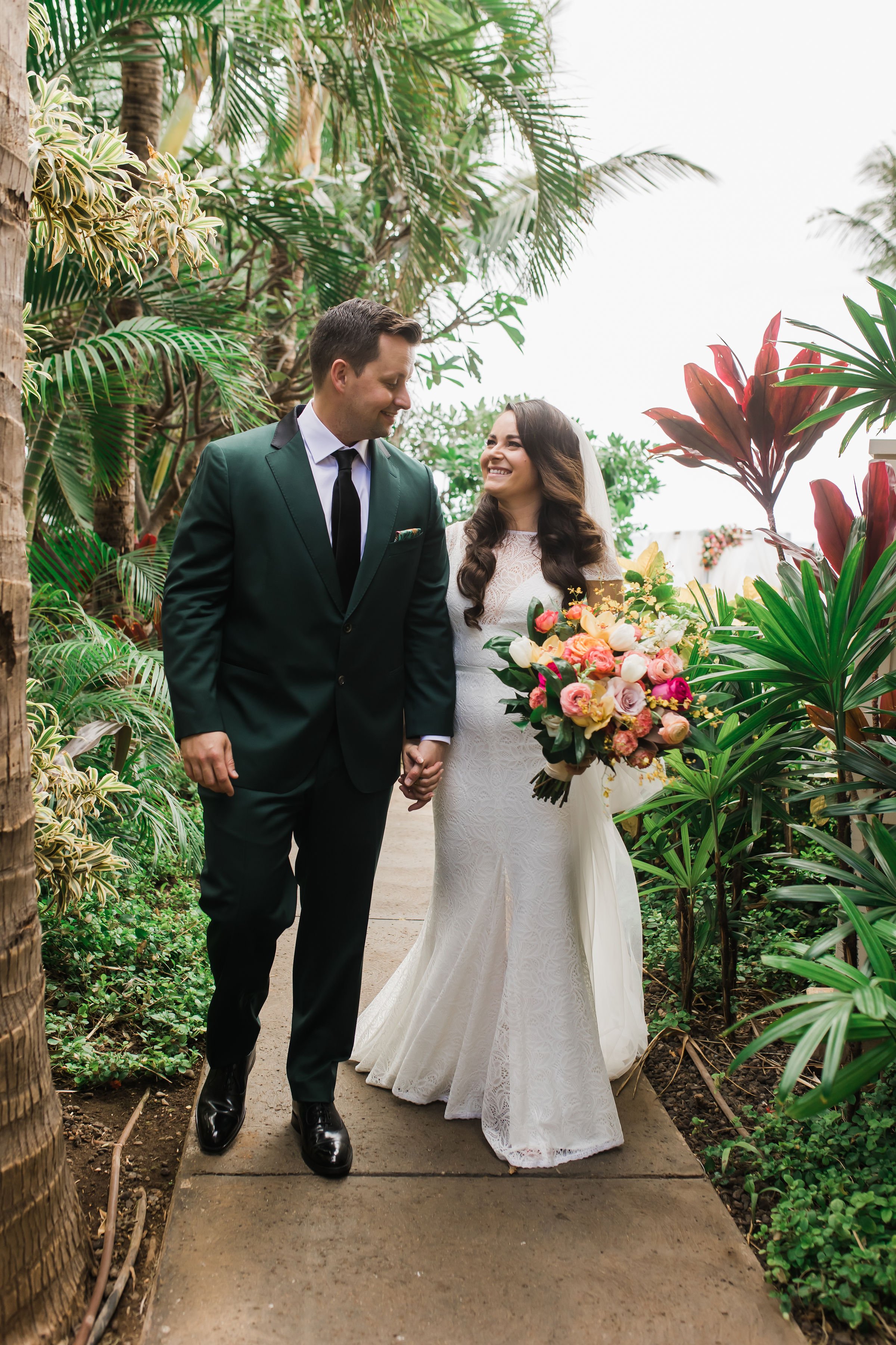 Sugar Beach Events Wedding Couple Maui Wedding Planner