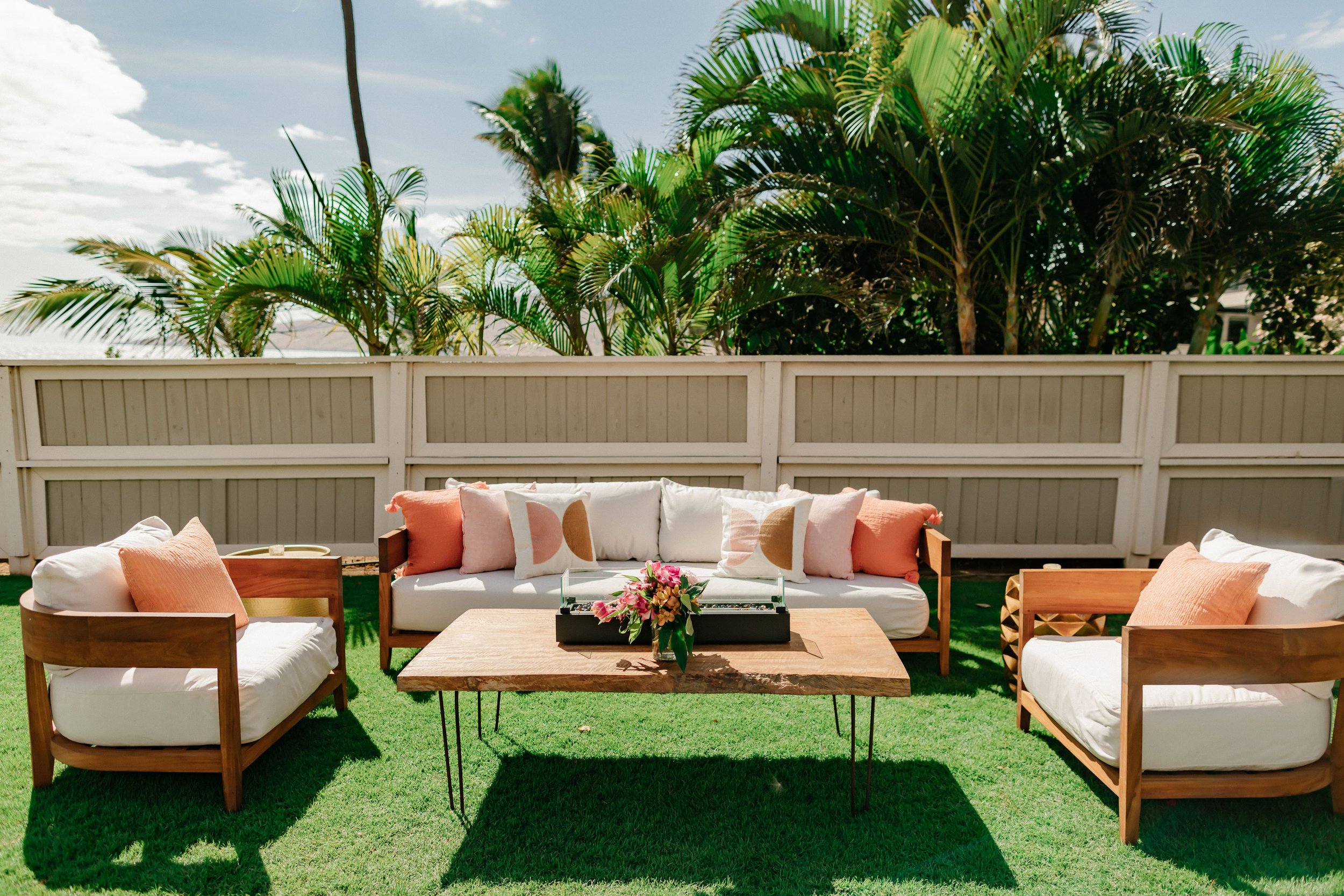 Sugar Beach Events Wedding Lounge Space Maui Wedding Planner