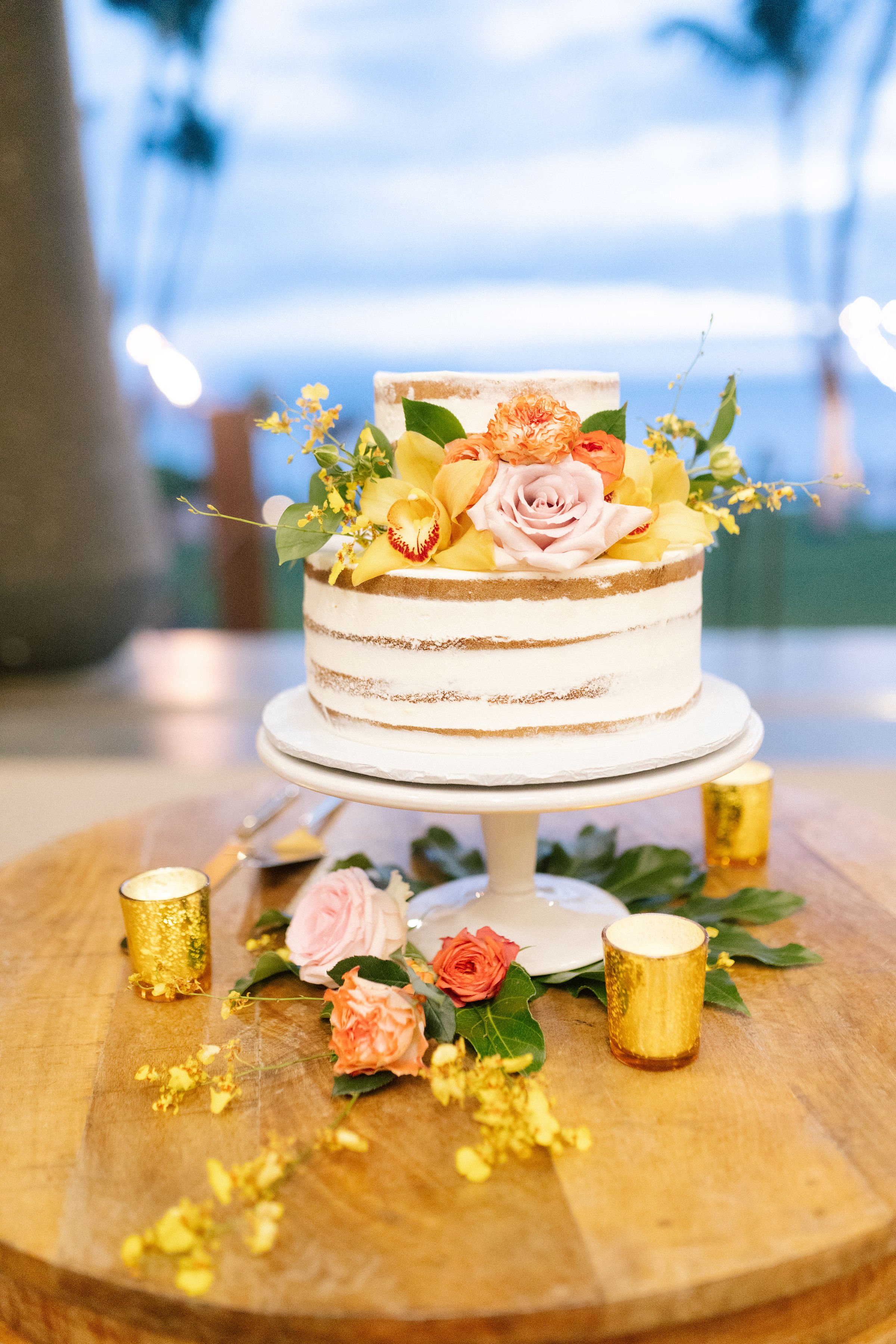 Sugar Beach Events Wedding Cake Maui Wedding Planner